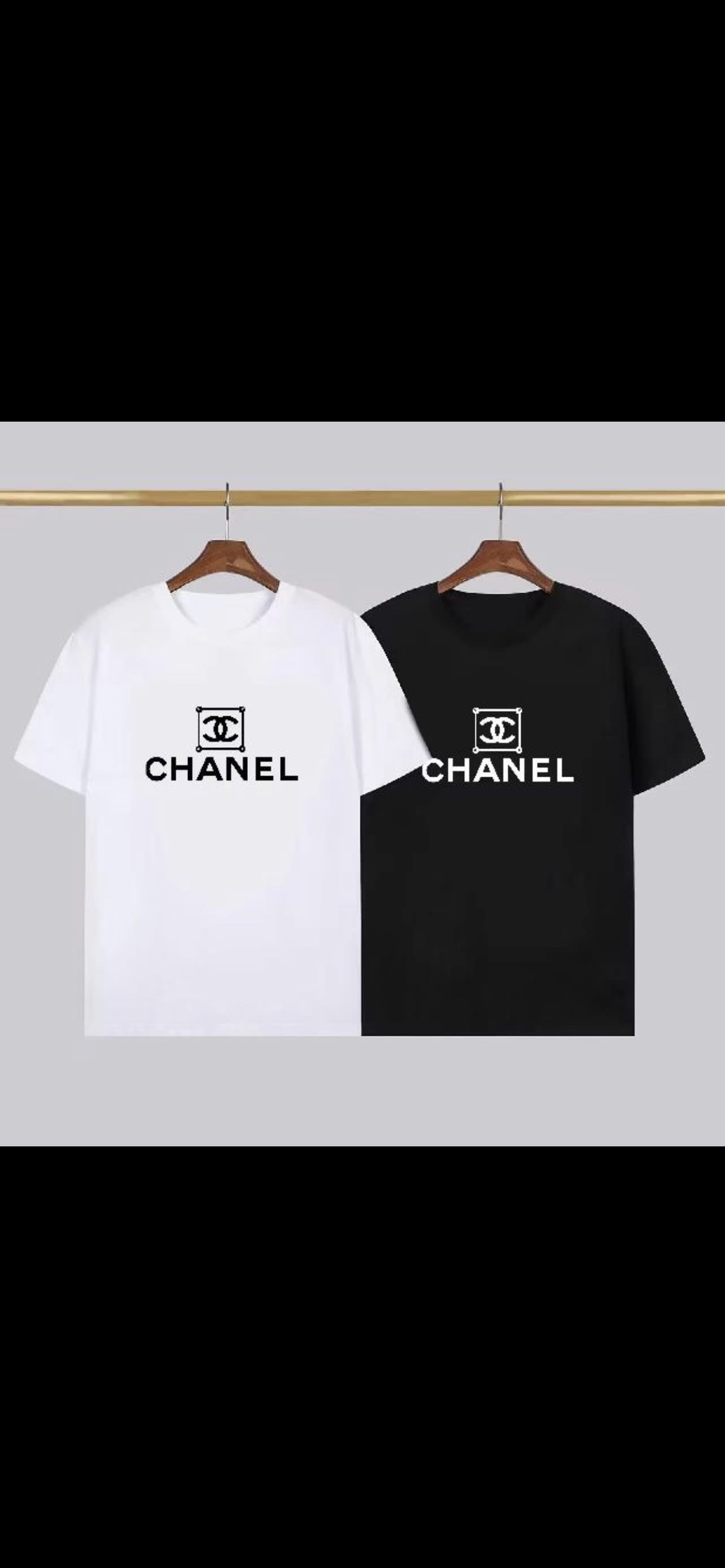 Chanel Black TShirt by James Hudek  Fine Art America