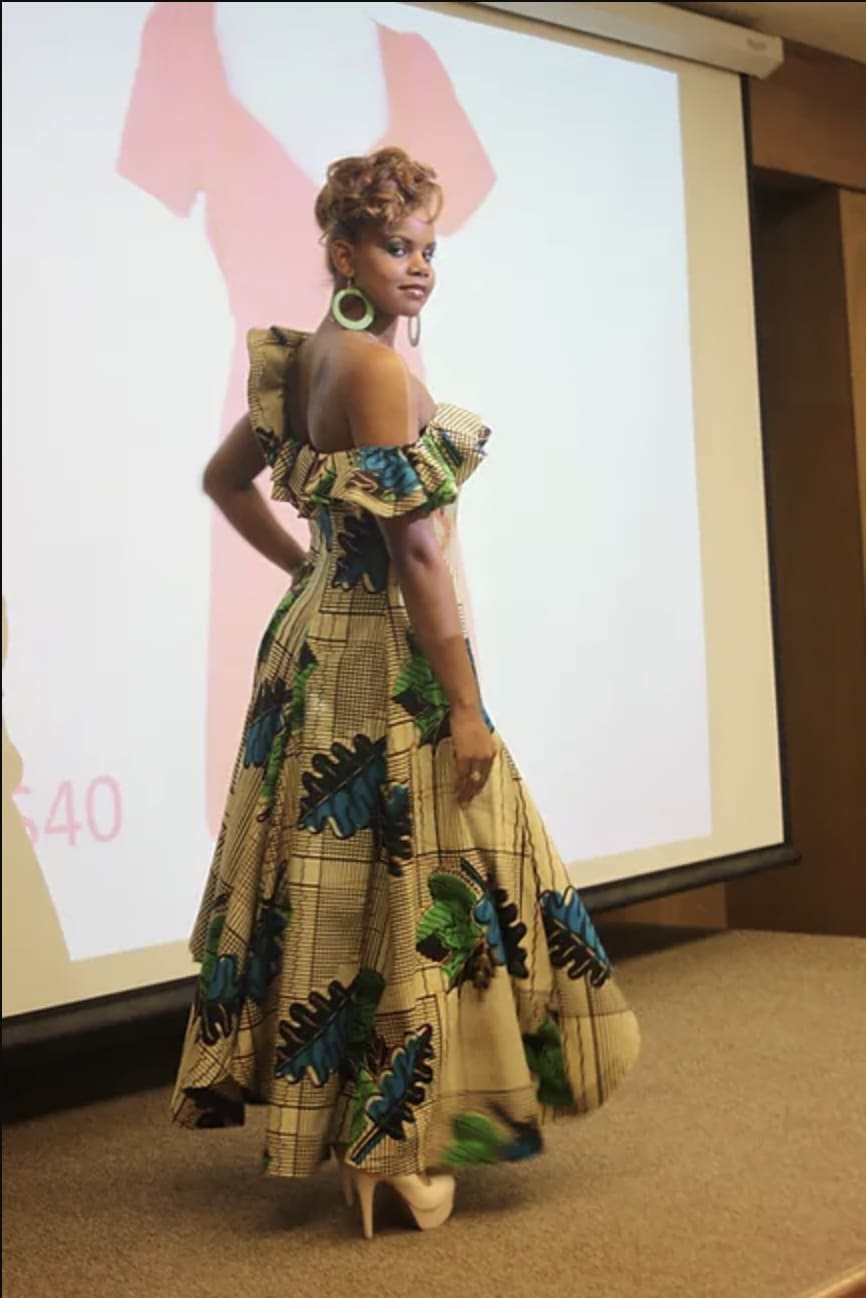 brown african print dresses African Print Dress Eziya