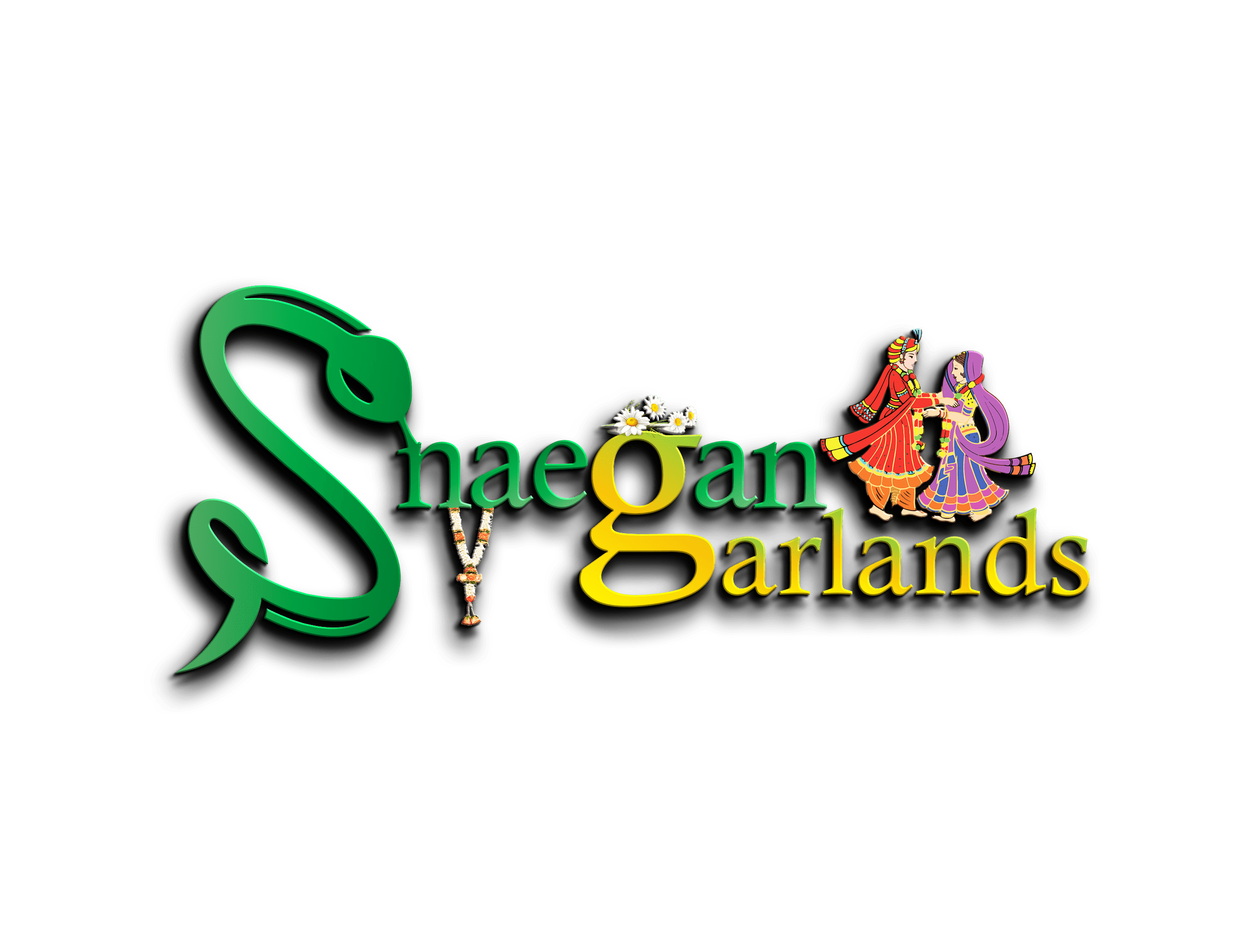 Snaegan wedding garlands