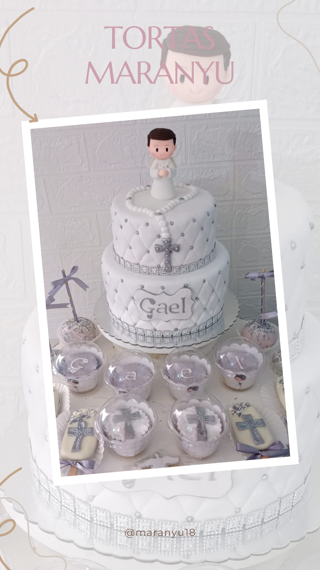 Torta para boda civil. No he tenido la oportunidad de hacer muchas tortas  de boda y me encantaría que se casen más seguido para tener el placer de  realizarlas. Felicidad para los, image size:1080x1920