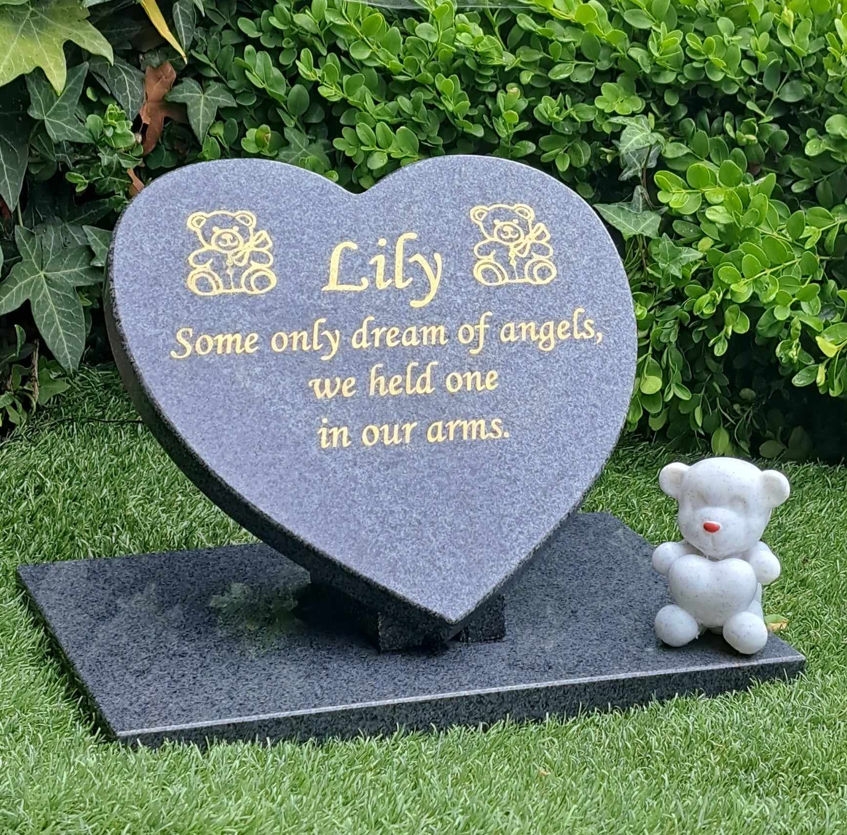 Memorial Grave Marker Baby Memorial Grave Plaque Cemetery Grave Stone Flat  Grave Stone Marker A10