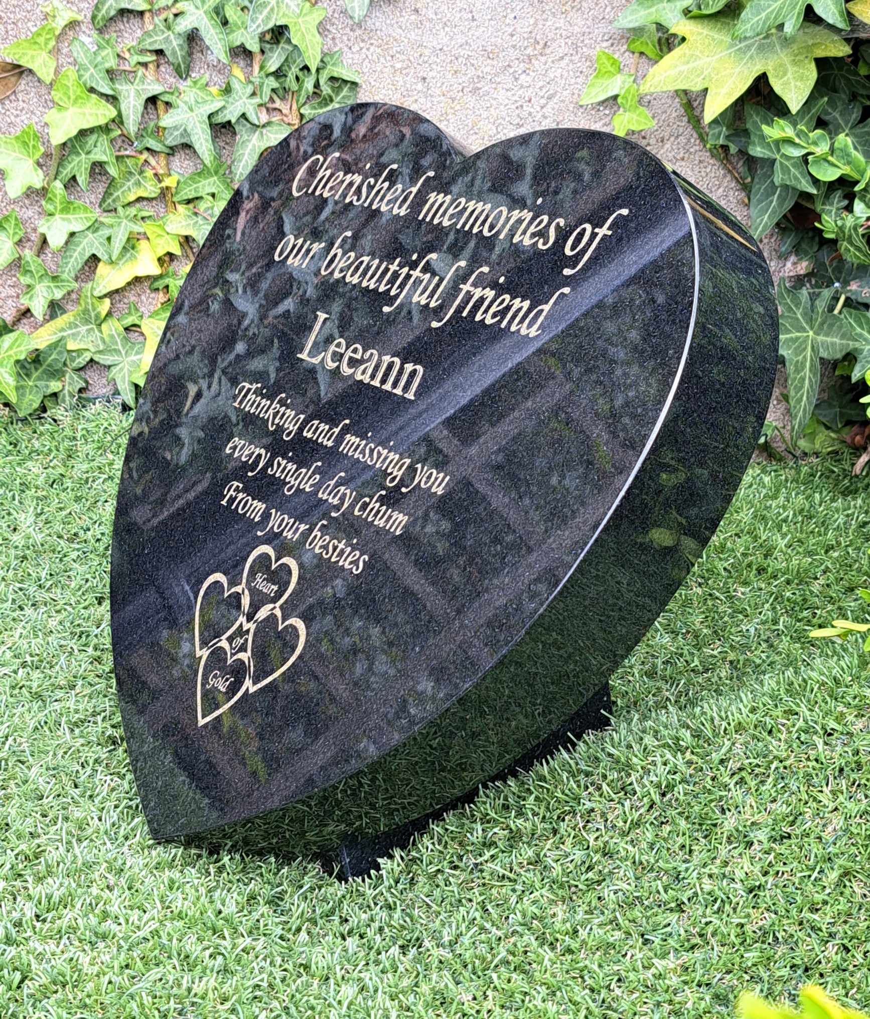 Personalised Memorial Plaque Grave Marker Granite Gravestone Slanted Grave  Plaque B5