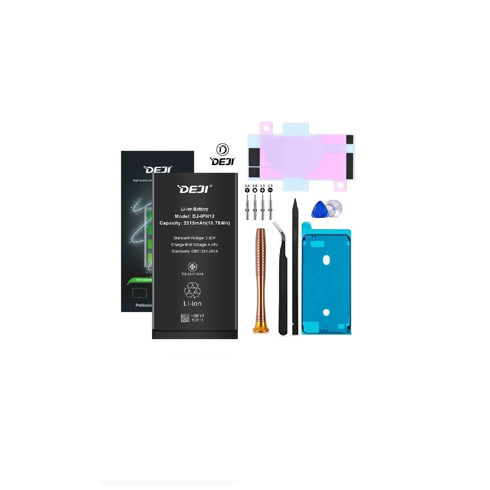 iPhone 12 2815mAh Battery Deji® Standard Capacity Batteries for