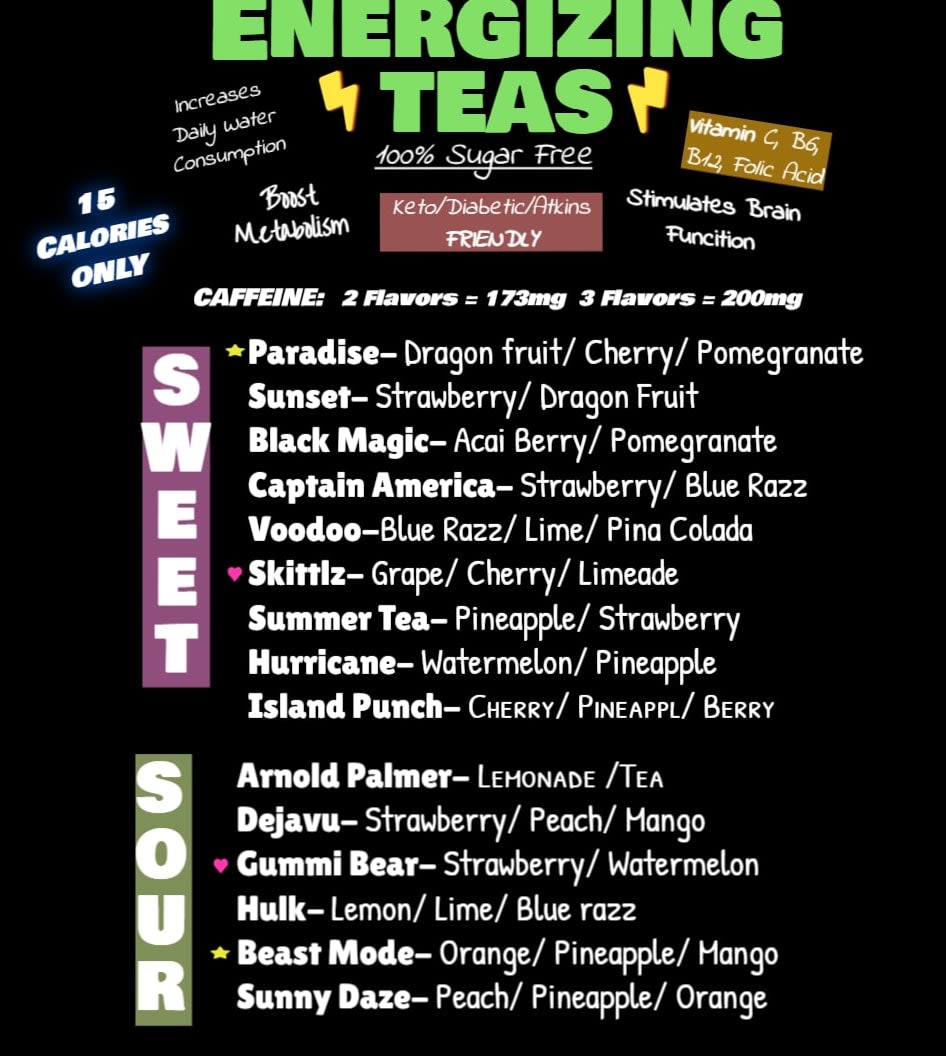 Energy Tea Series Energizing Teas Miracle Shakes and More Shakes