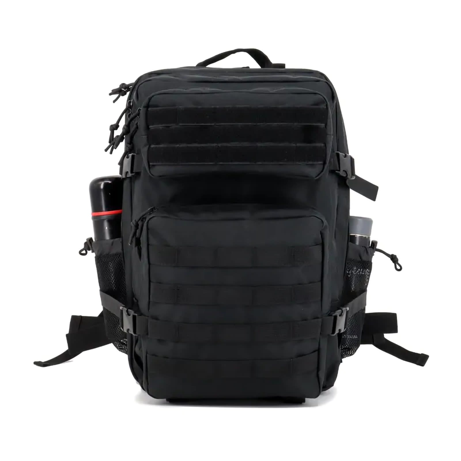 Zulik 45L Military Tactical Backpack - Black - 45L Tactical