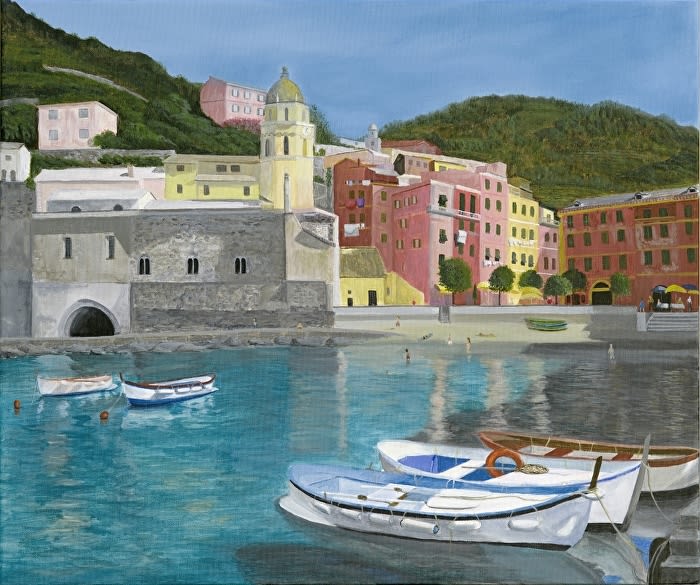 Vernazza/ Cinque Terra - Seascapes - Art by Marjorie Dodrill | The ...