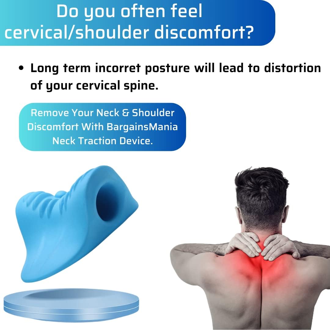 Neck Stretcher Posture Corrector Free Eye Mask Gift Neck Cloud - Main Image