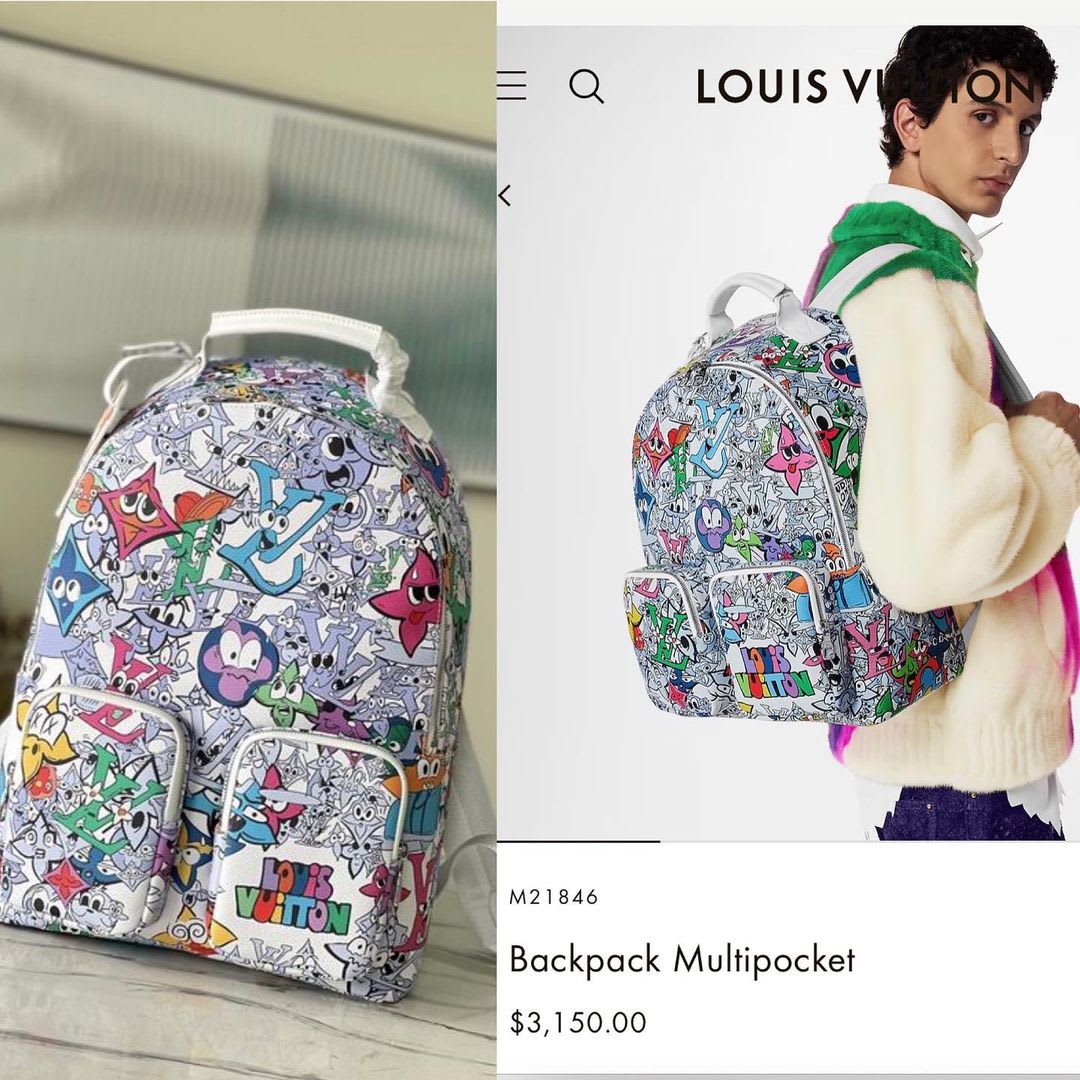 Louis Vuitton Monogram Street Style Logo Backpacks (M21846)