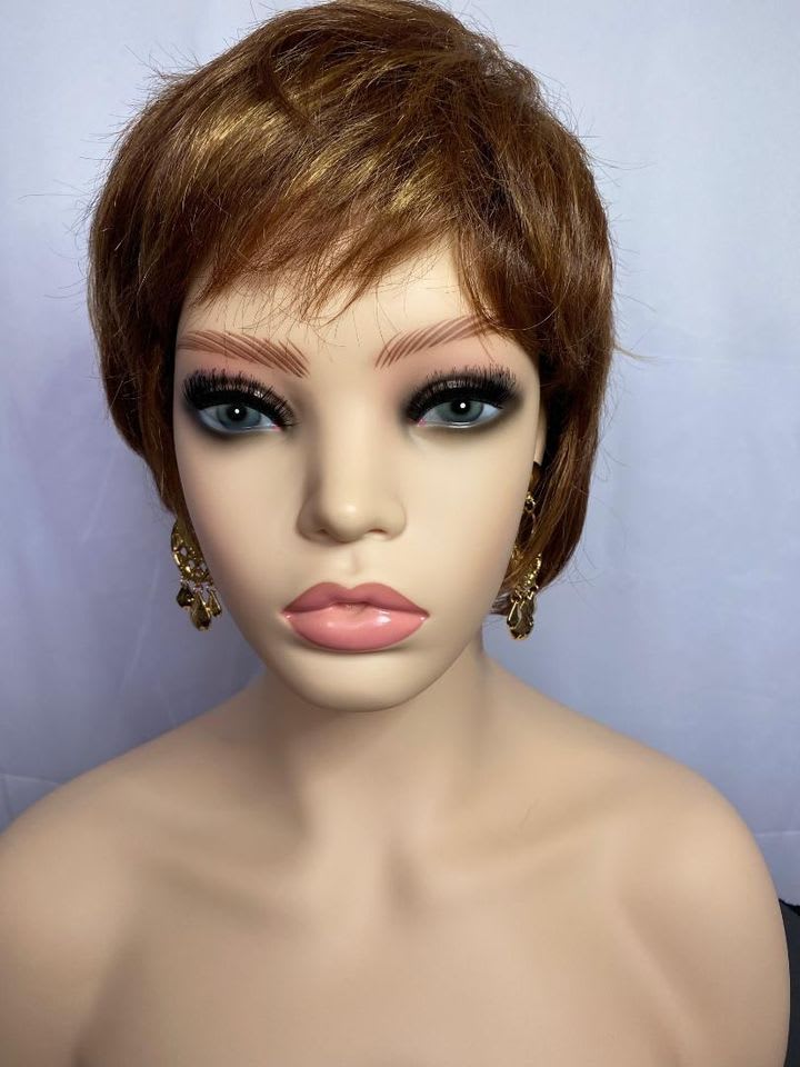 HS73 Short Red Auburn Layered Pixie Cut Wig W Bangs Short Costume and Every Day Wigs Hair Sensibles Wigs More Wig Store in Tualatin