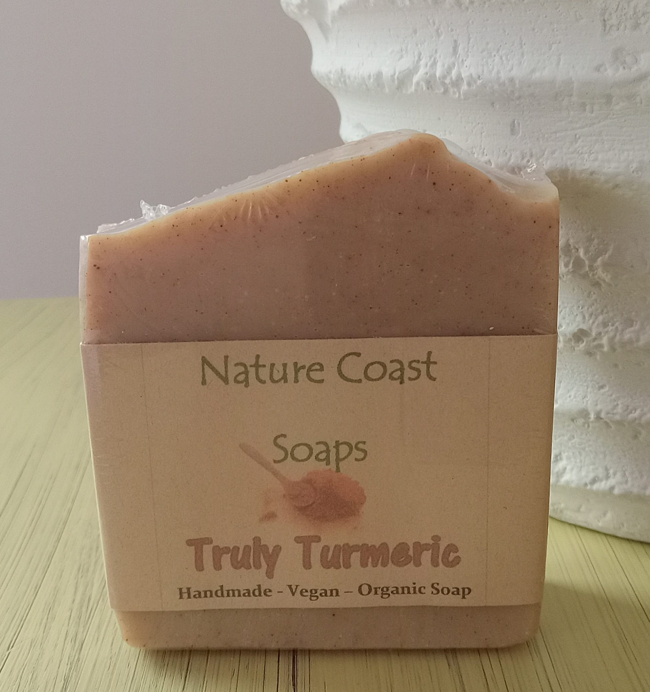 SALE Truly Turmeric Cocoa Butter Bar Handmade Vegan Soaps