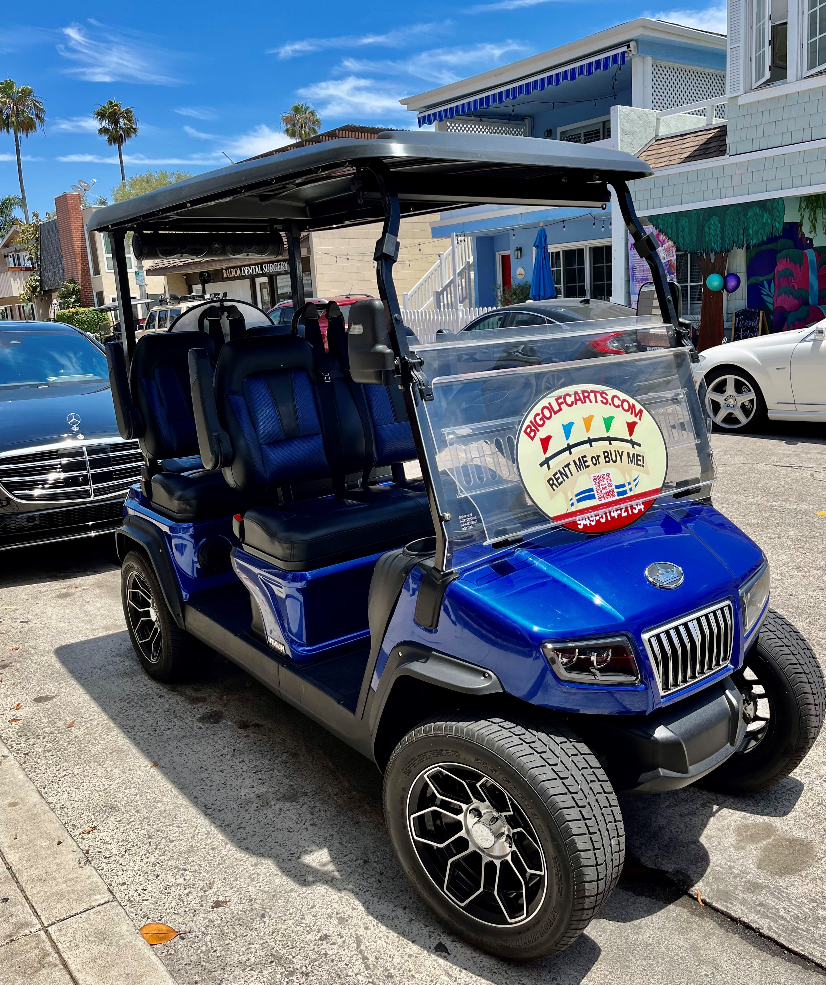 4-Person Electric Golf Cart - Golf Car Rentals - Balboa Island Golf Cart  Rentals | Golf Cart Rentals in Newport Beach