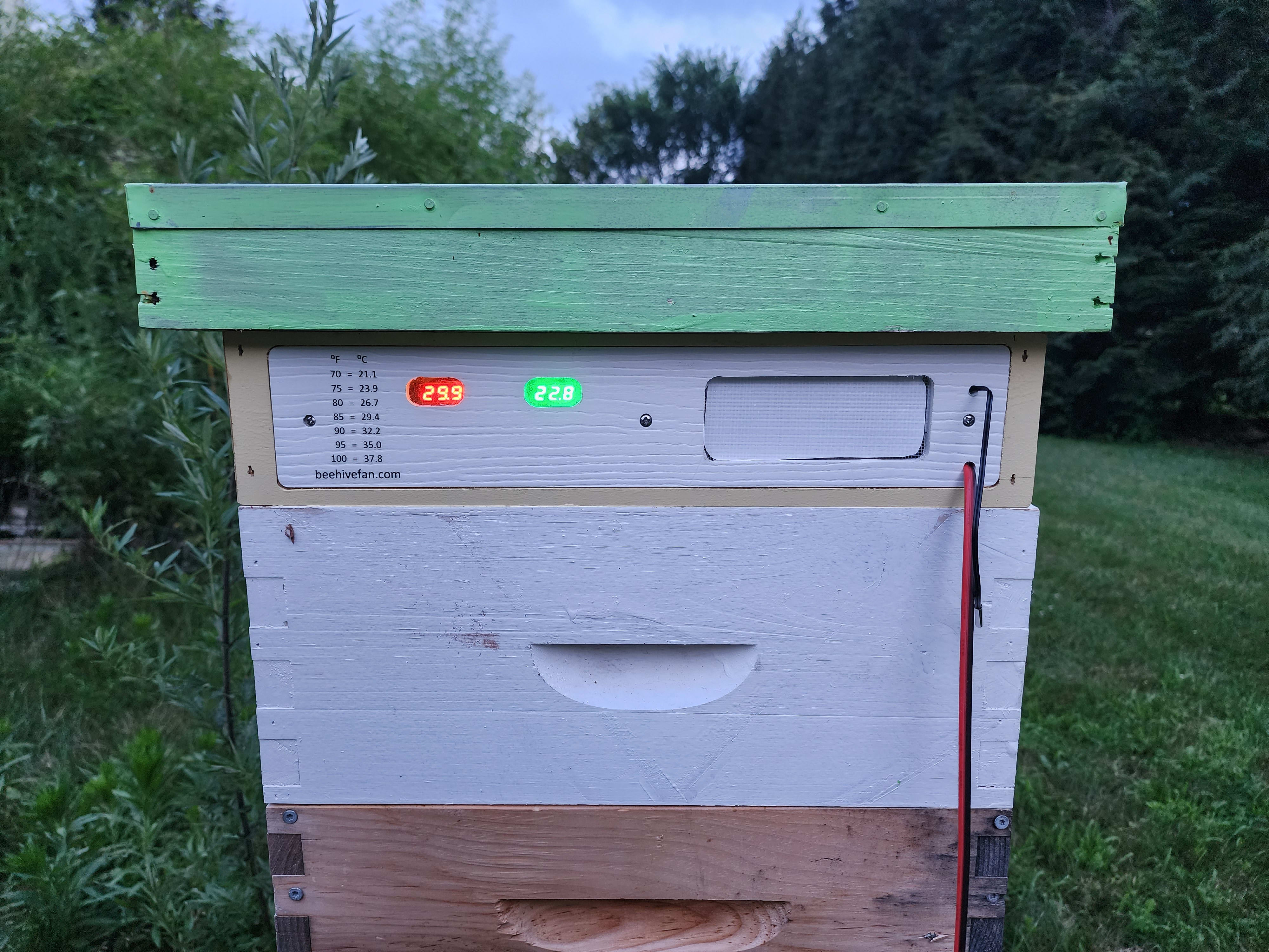 Hive Temperature Control Temperature Only Control Bee Hive Fan