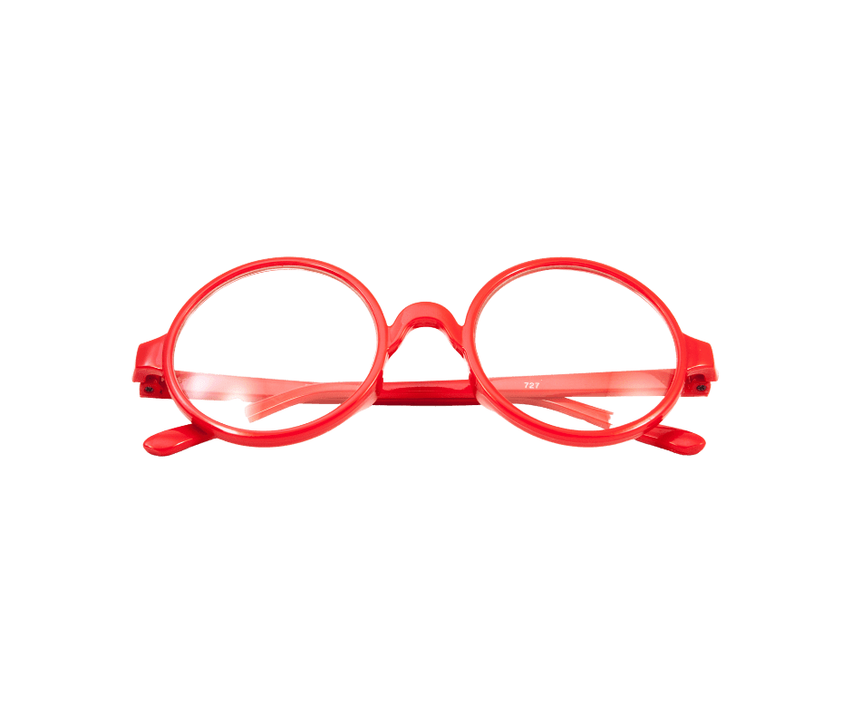 Red frame reading glasses deals