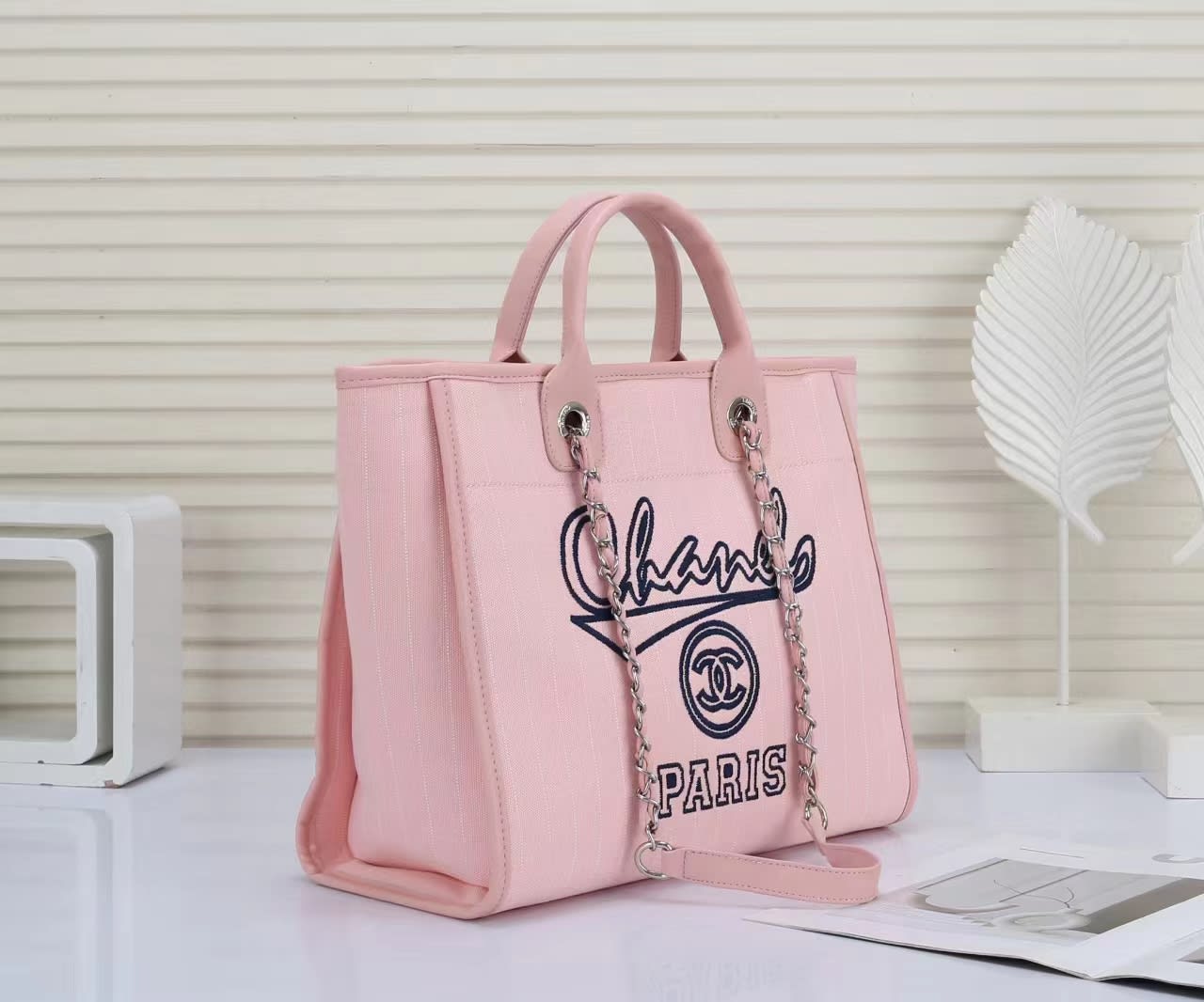 Chanel Script Deau'Ville Logo Tote - Handbags - KB's KLASSYKLOSET, Fashion  Accessories Store