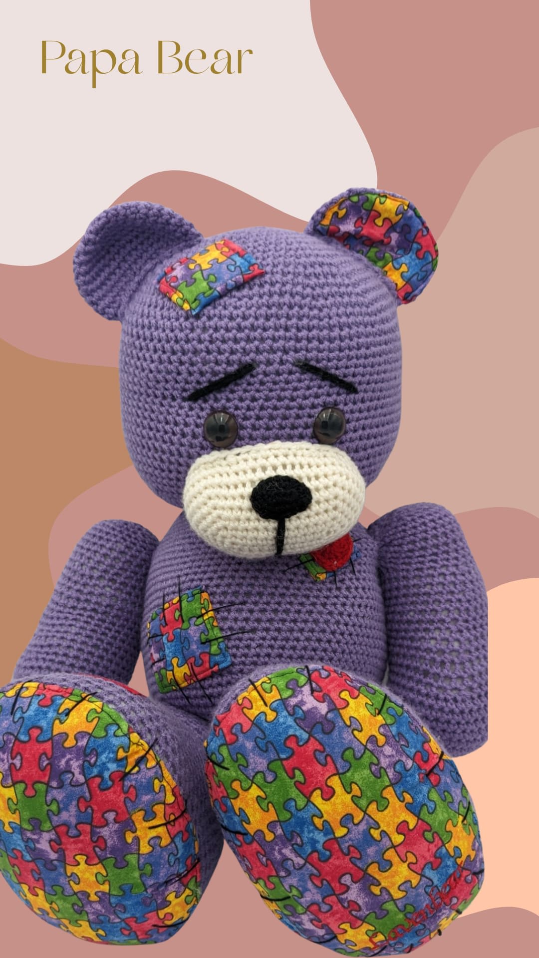 Papa Lavenbear - Meet the Bears - Lavenbear - Therapeutic Product