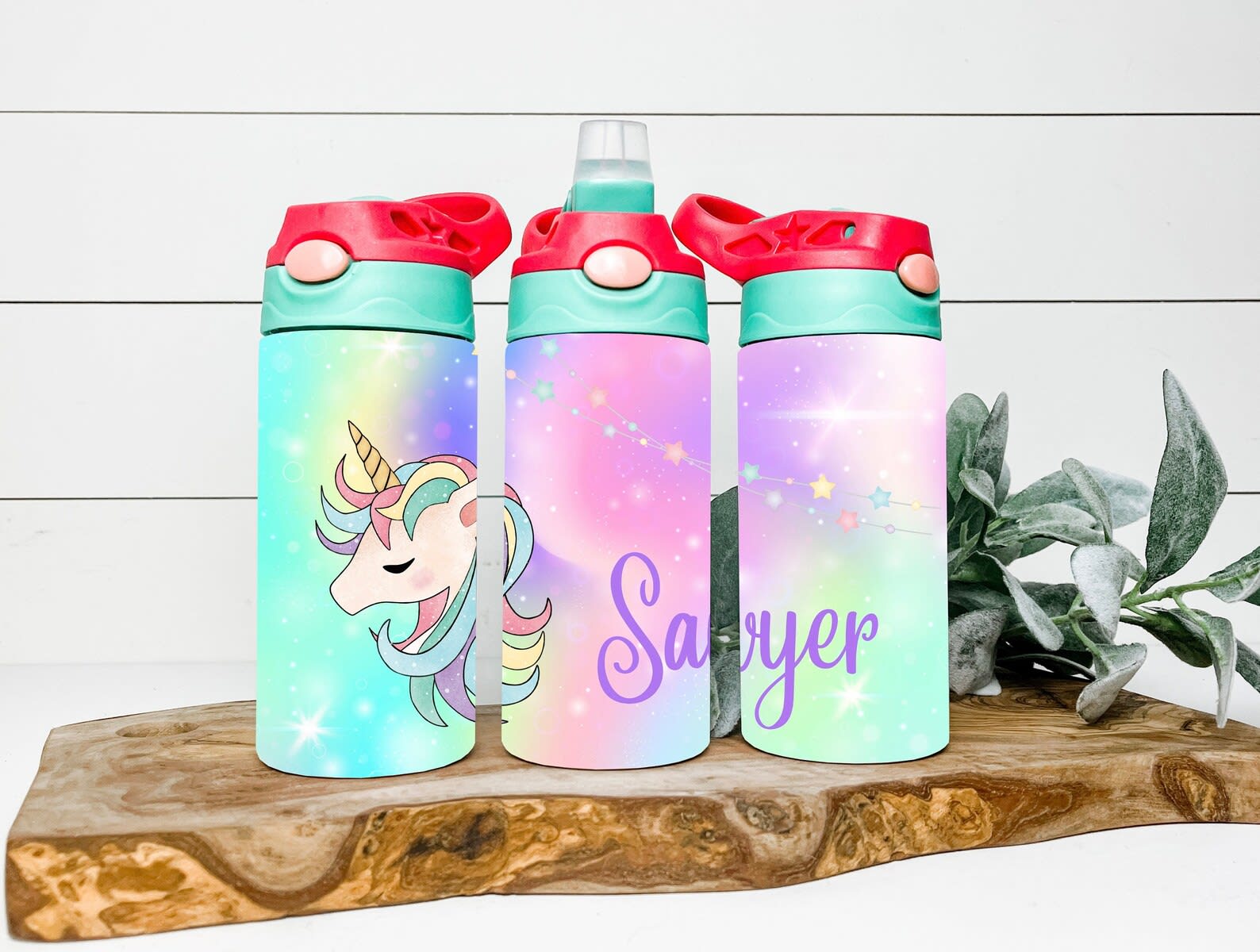 Unicorn and Rainbows. 12 Oz Insulated Tumbler. Double-walled. 