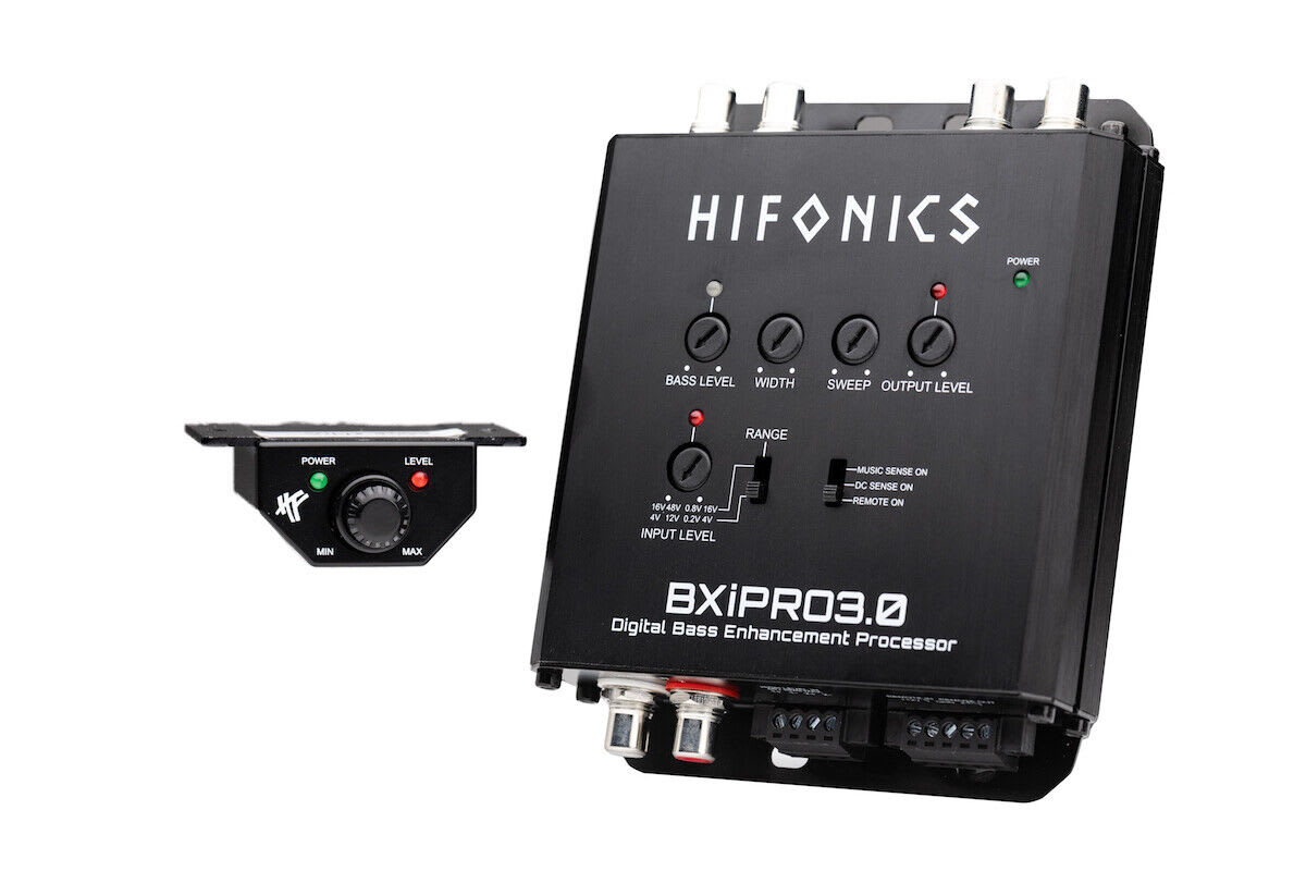 Hifonics BXiPRO3.0 Digital Bass Enhancement Processor with Dash-Mount ...