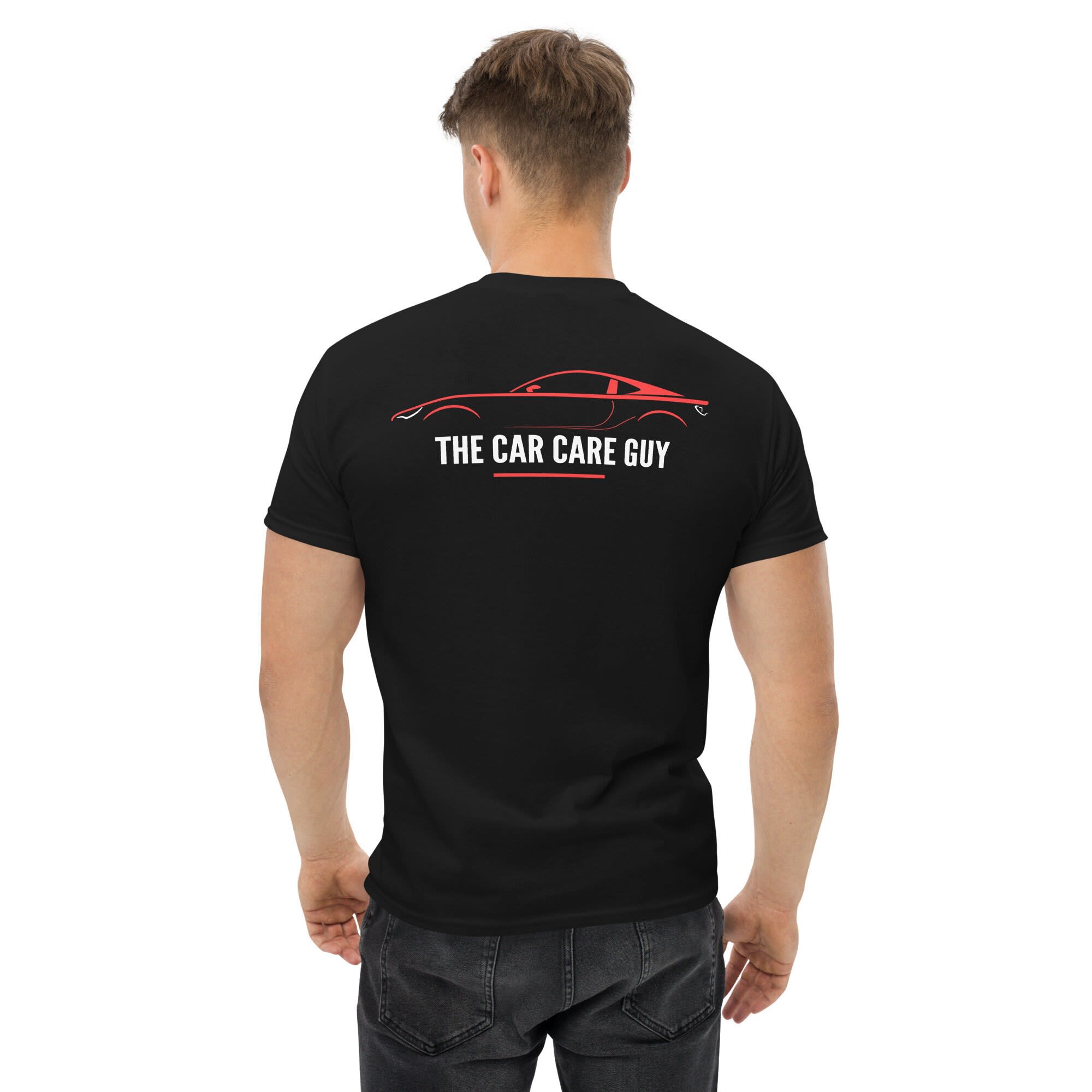 Men's classic Car Care Guy (Front and Back) tee - NEW MERCH - The