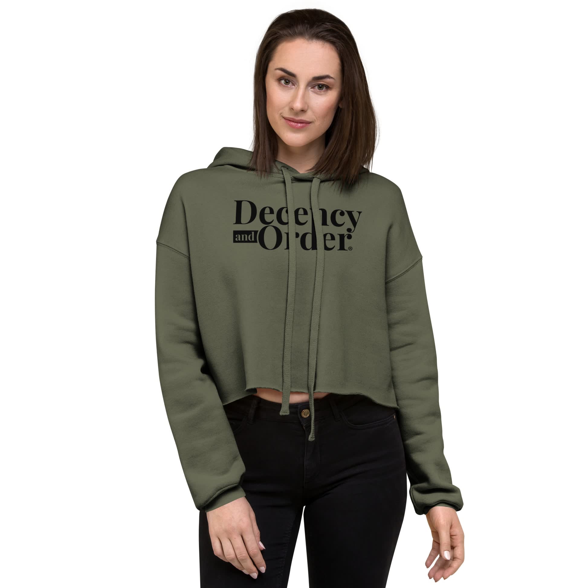 Decency And Order Crop Hoodie - Hoodies - Decency and Order | Online ...