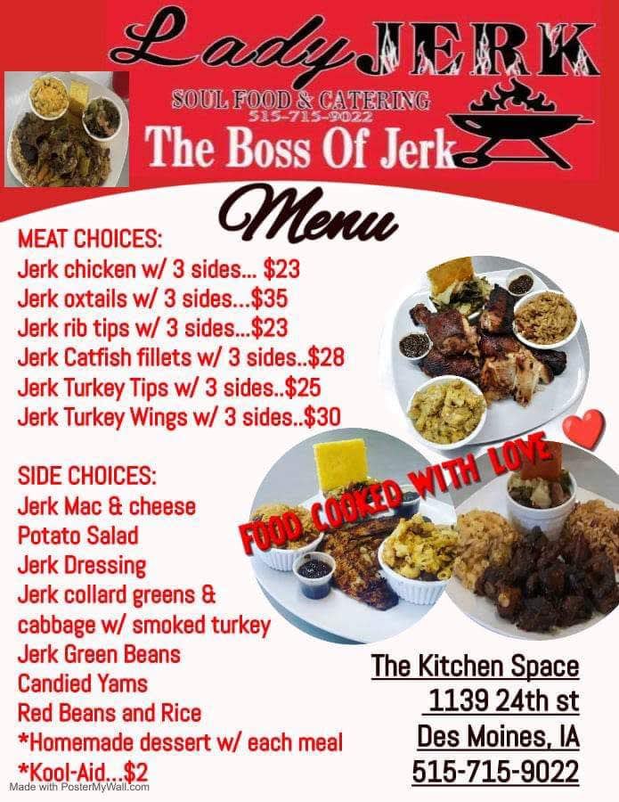 Lady Jerk Soul Food & Catering Soul Food & Catering in Desmoines