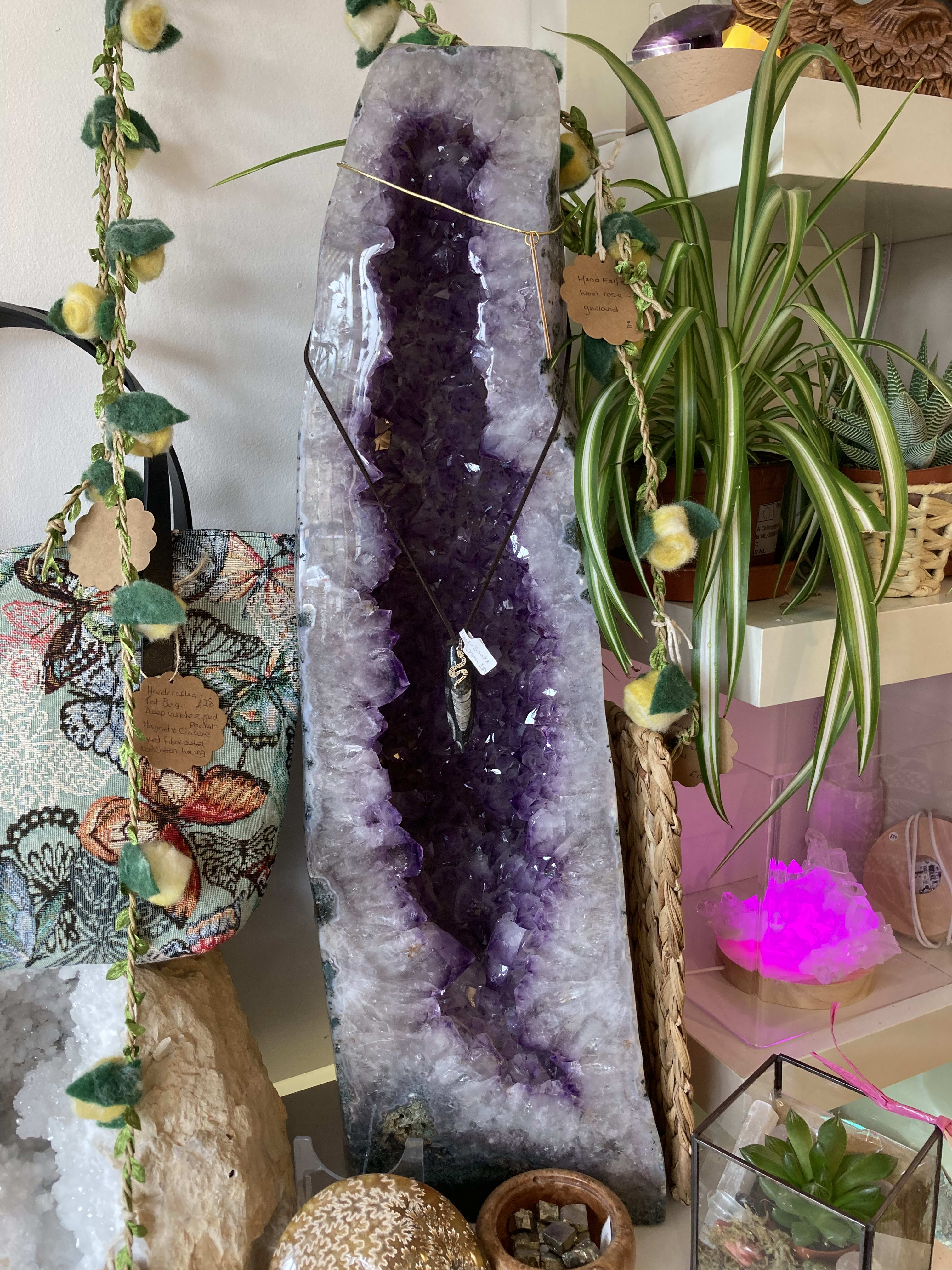 Amethyst Geode polished end to end Special Pieces