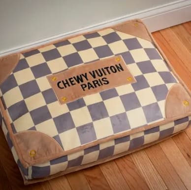 Chewy store vuitton bed