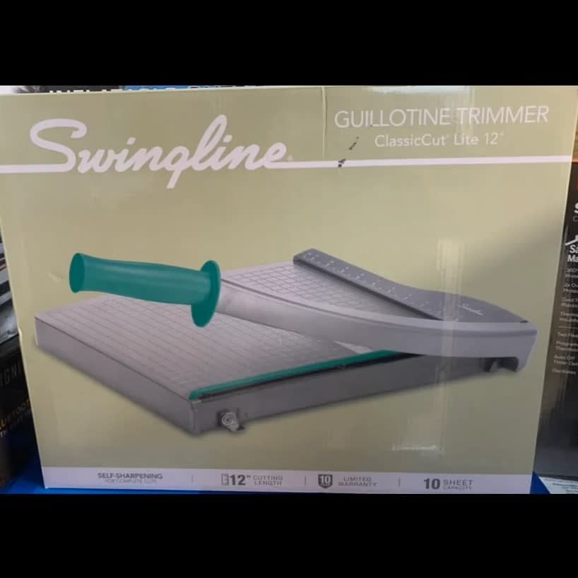 Swingline® Handheld Rotary Trimmer Accessory Blades, 1 Straight, 1  Perforator & 1 Wave Blade Included, Swingline Trimmer Accessories - Trimmer  Blades