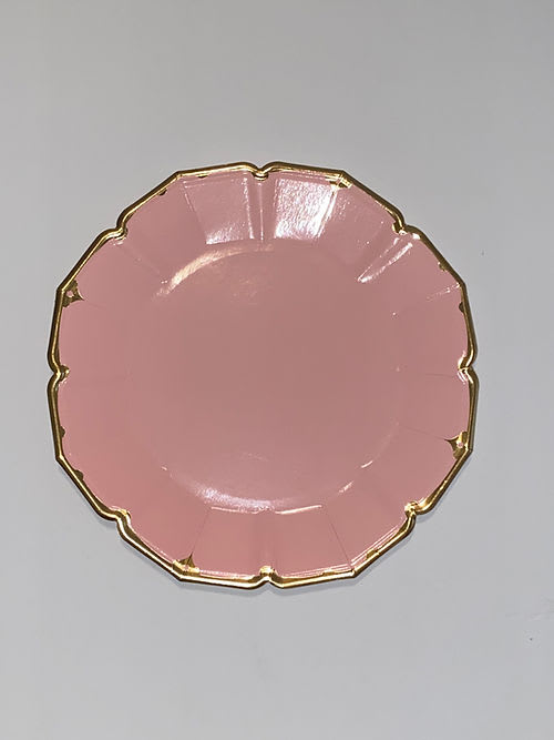 Porcelain-Inspired Blush Dinner Plates - Plates - Piñata & Krewe ...