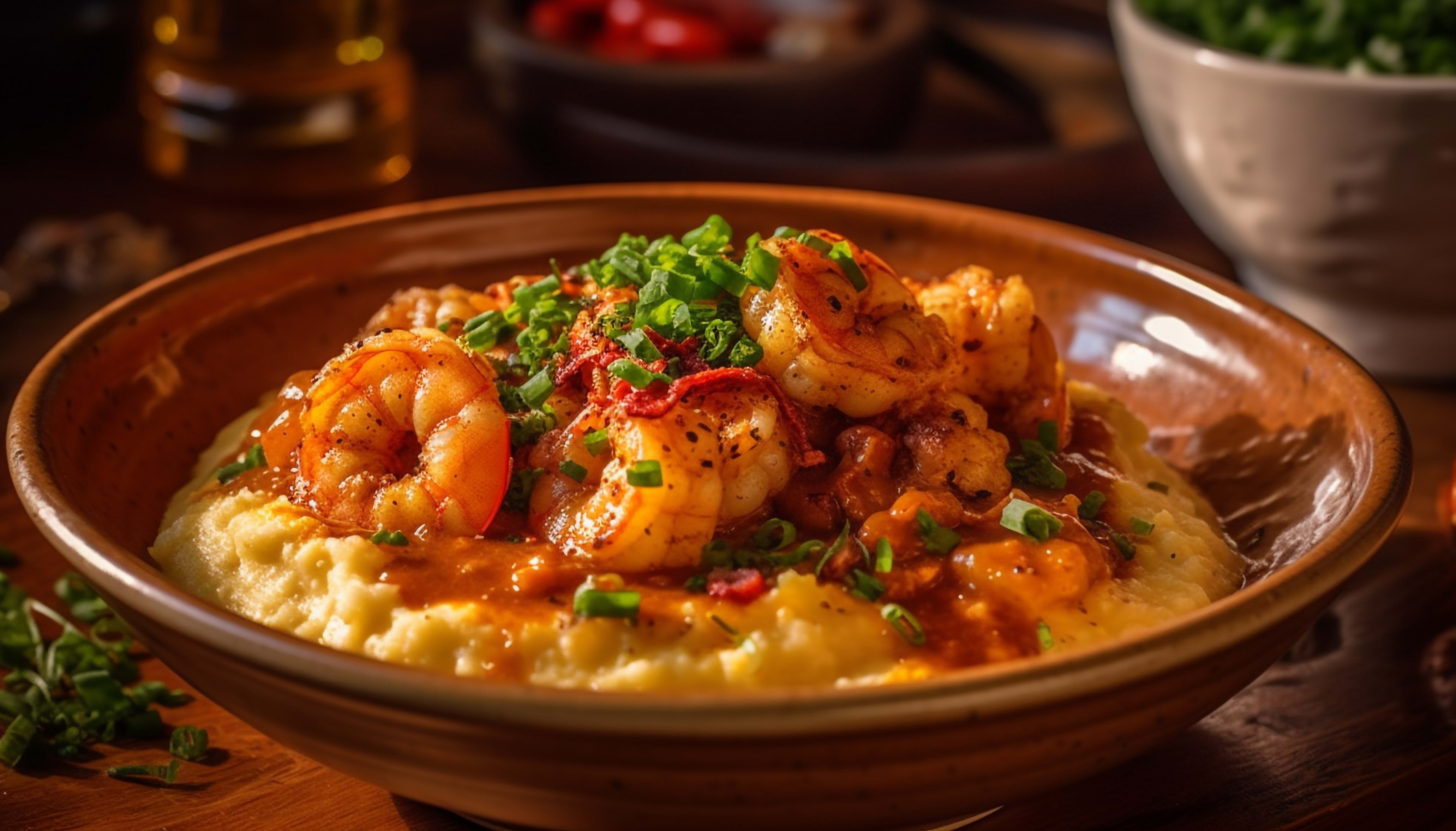 Shrimp & Grits (Fridays Only) - Rotisserie Chicken Infused Flavors