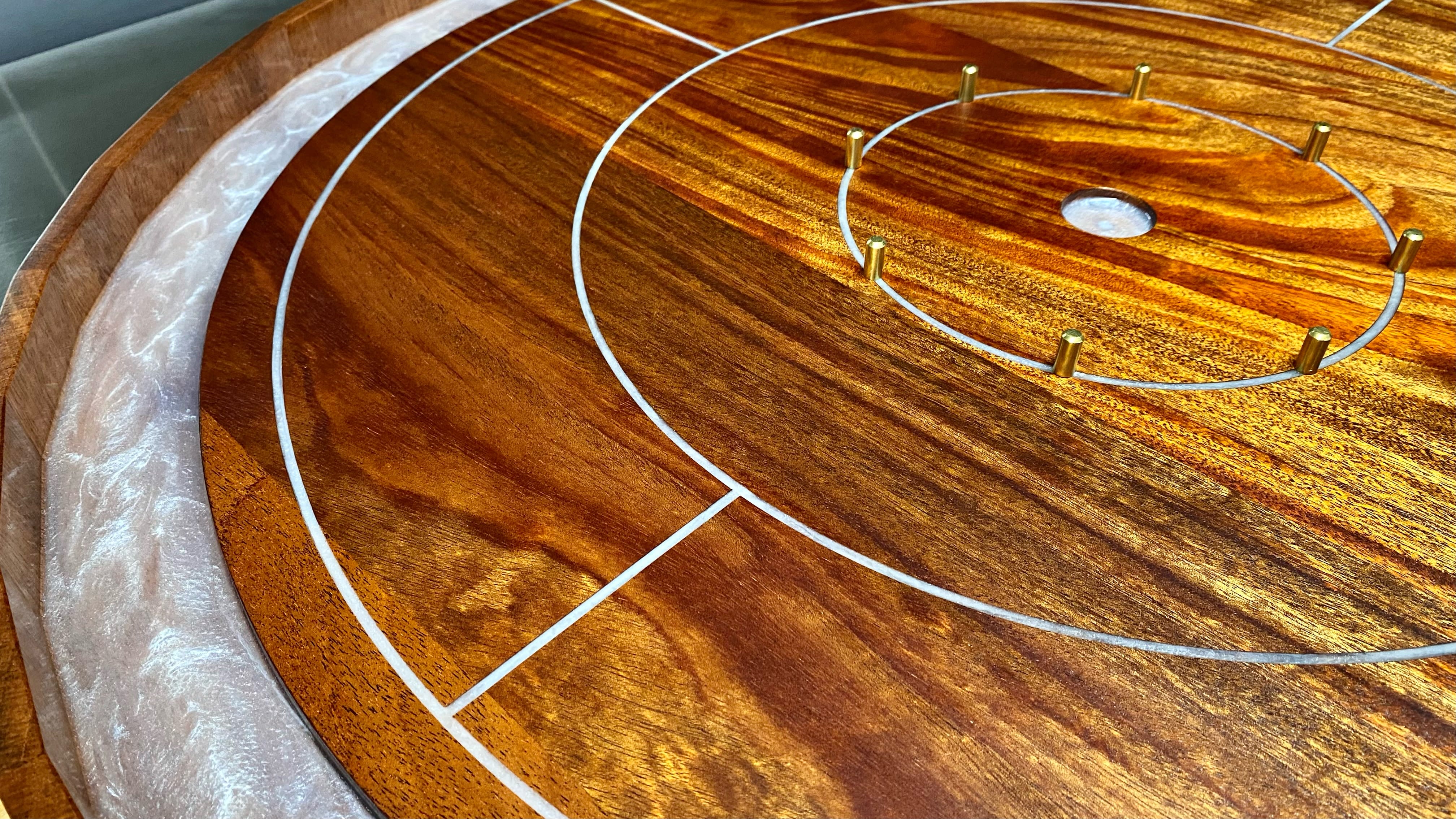 Mahogany Tournament Edition Crokinole Board