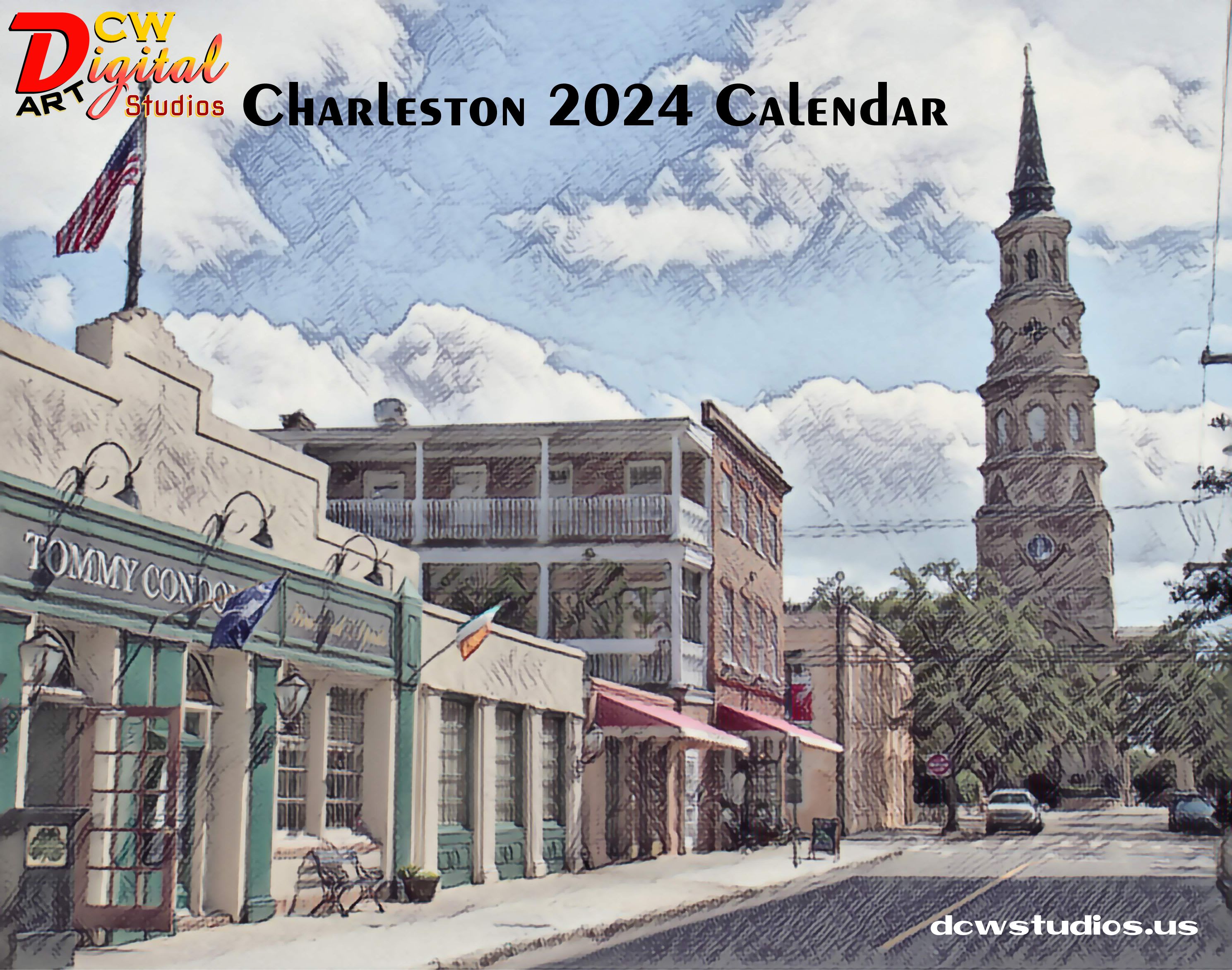 Charleston, SC 2024 Calendar (Horizontal Design) 2024 Calendars Subscribe