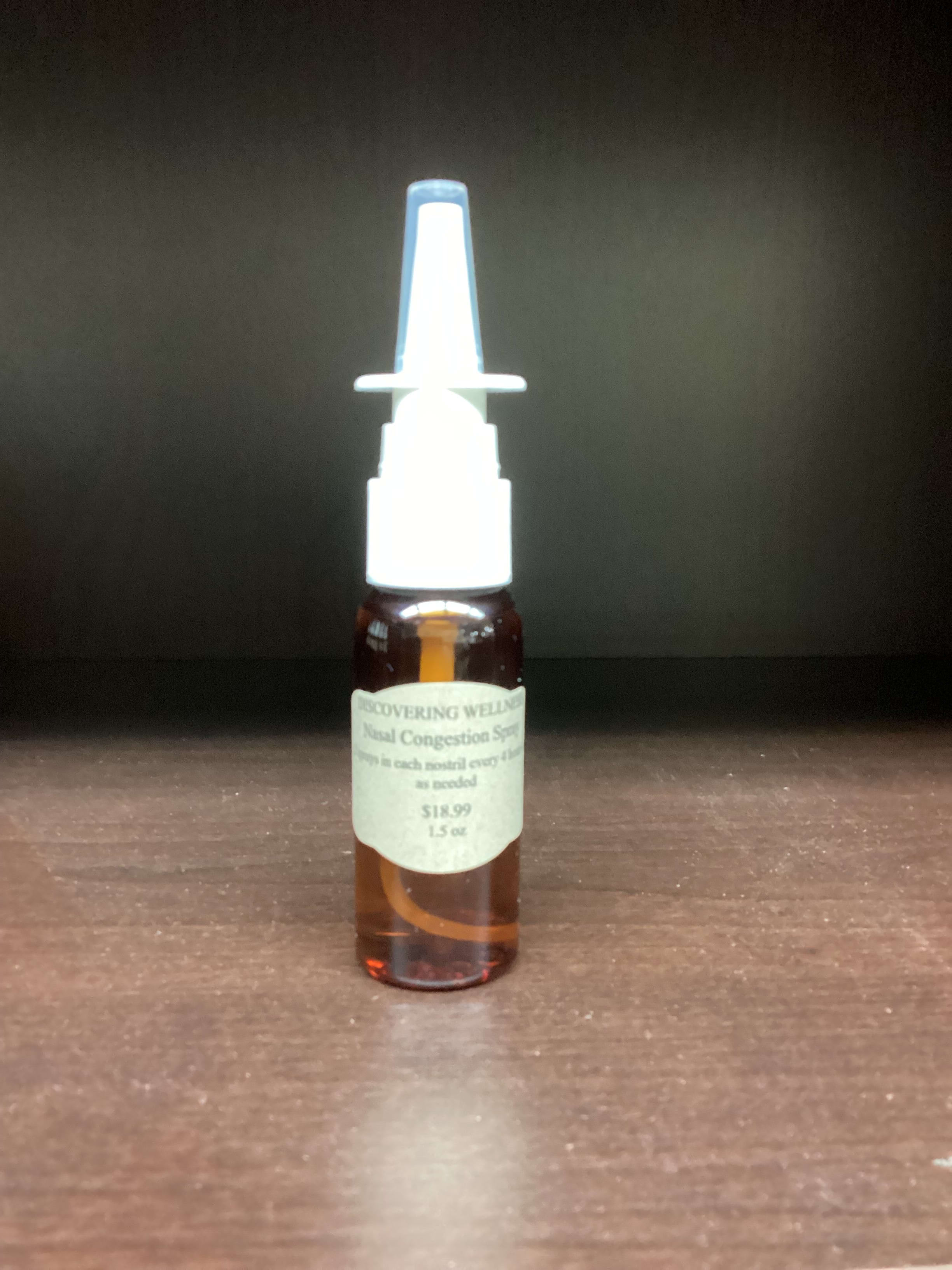 Nasal Congest Aid Nasal Spray - Sprays - Discovering Wellness Holistic ...