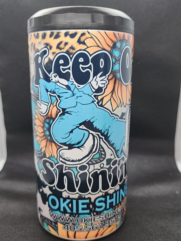 Diamond Plate 4 n 1 Koozie Tumbler - Okie Shine Tumblers - Okie Shine  Detailing And Polishing