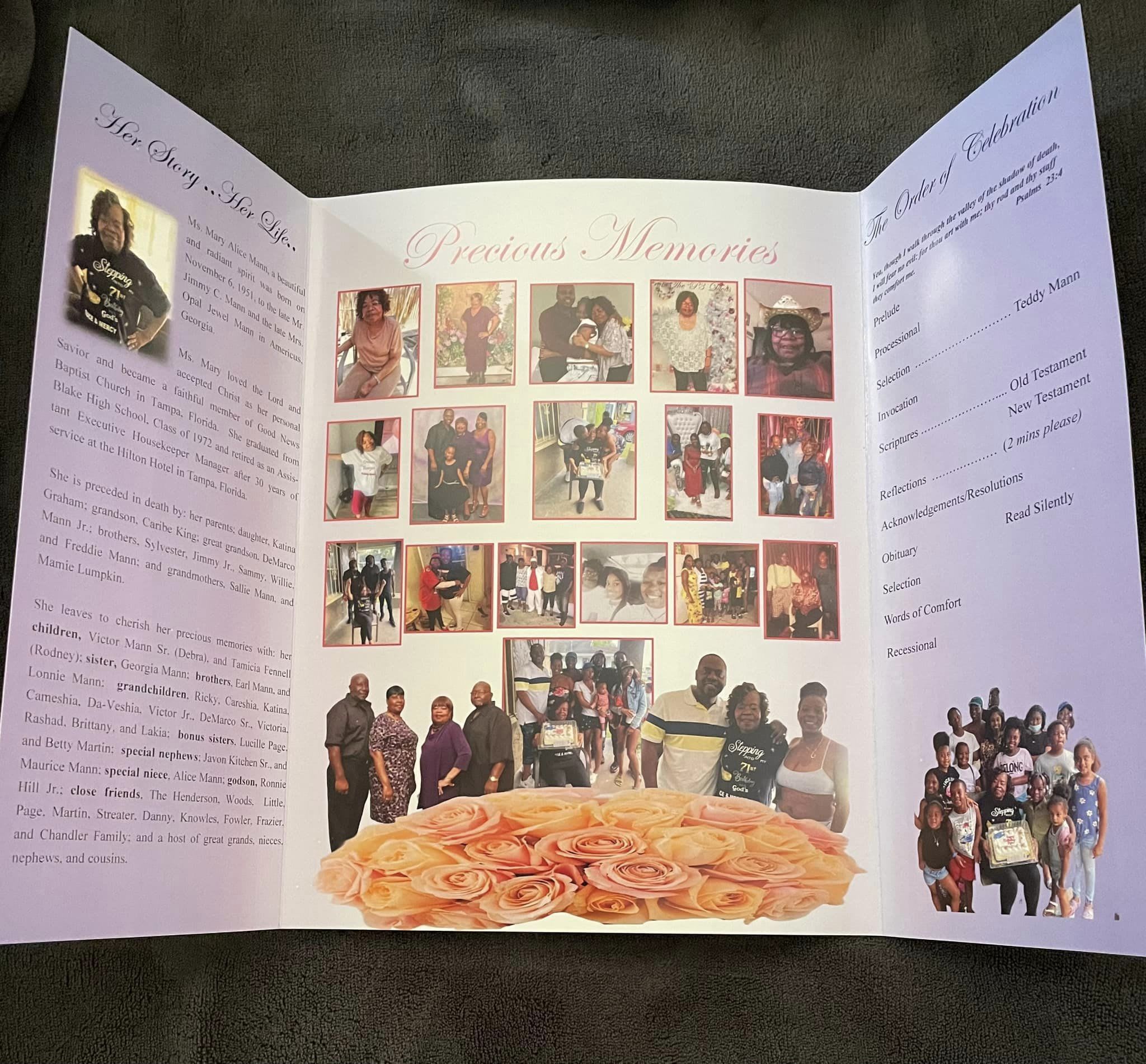 Memorial Programs Memorial Programs SK FUNERAL CONCIERGE SERVICE