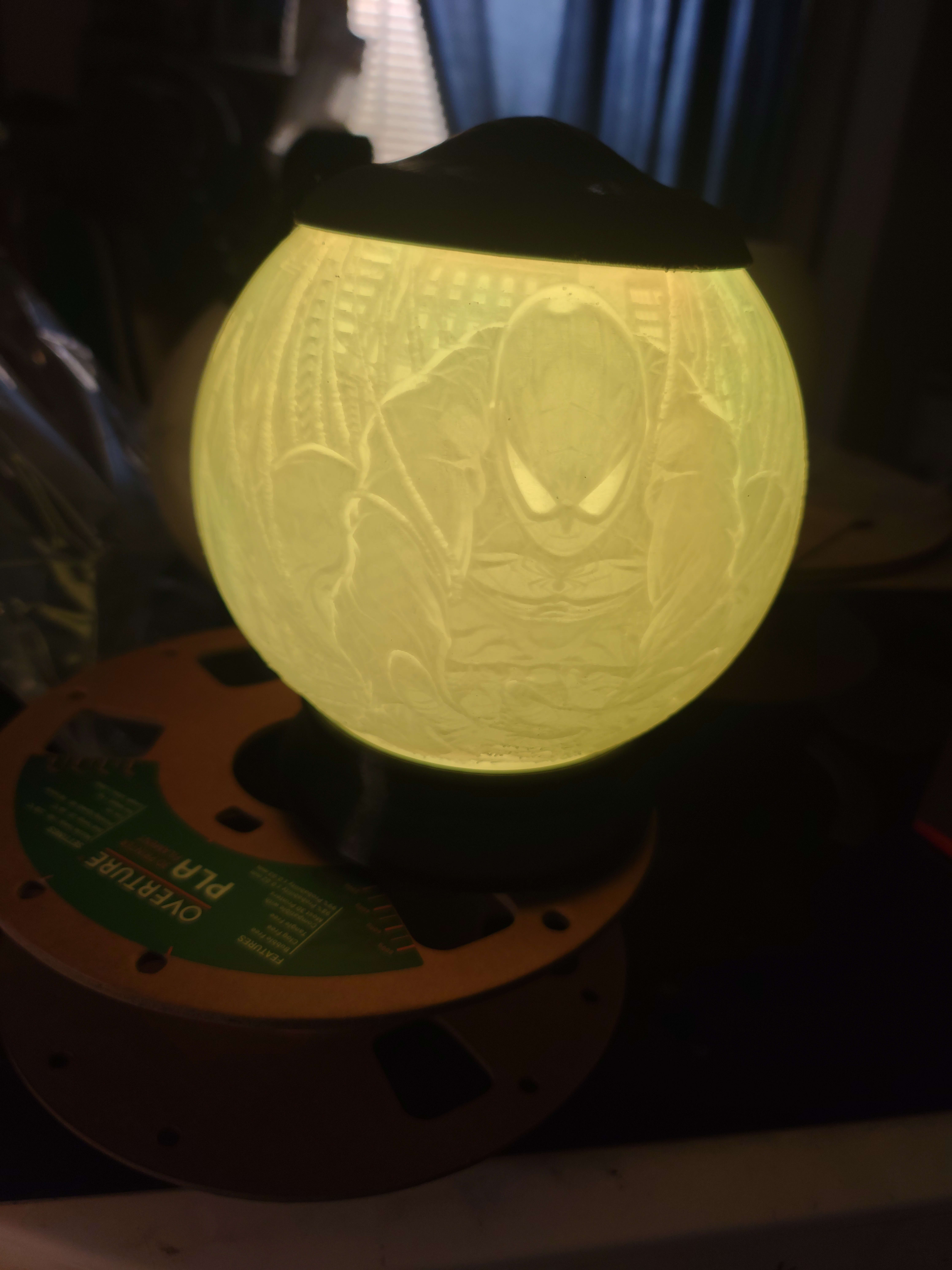 SP15910 Lampada 3d Spiderman