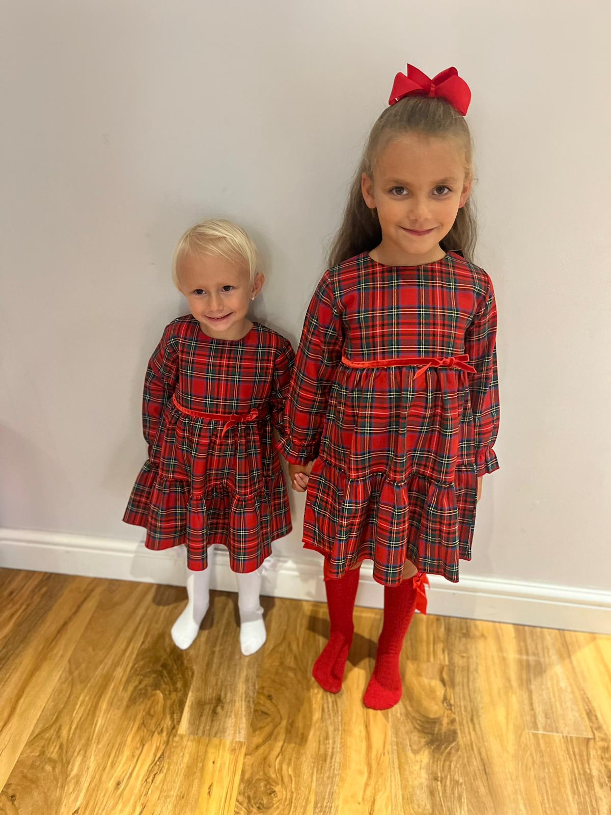 Kids sales tartan dress