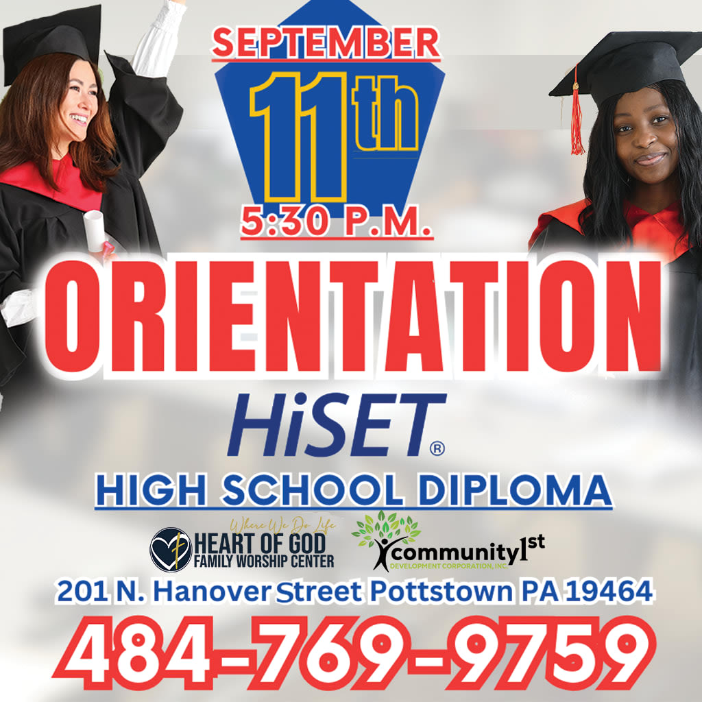 HiSet High School Diploma Past Programs & Events Community First
