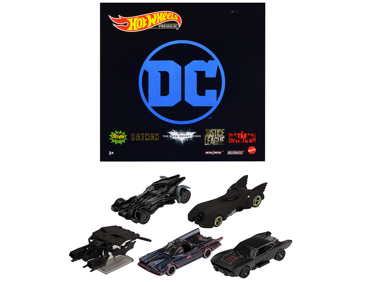 5 Batman die cast cars popular