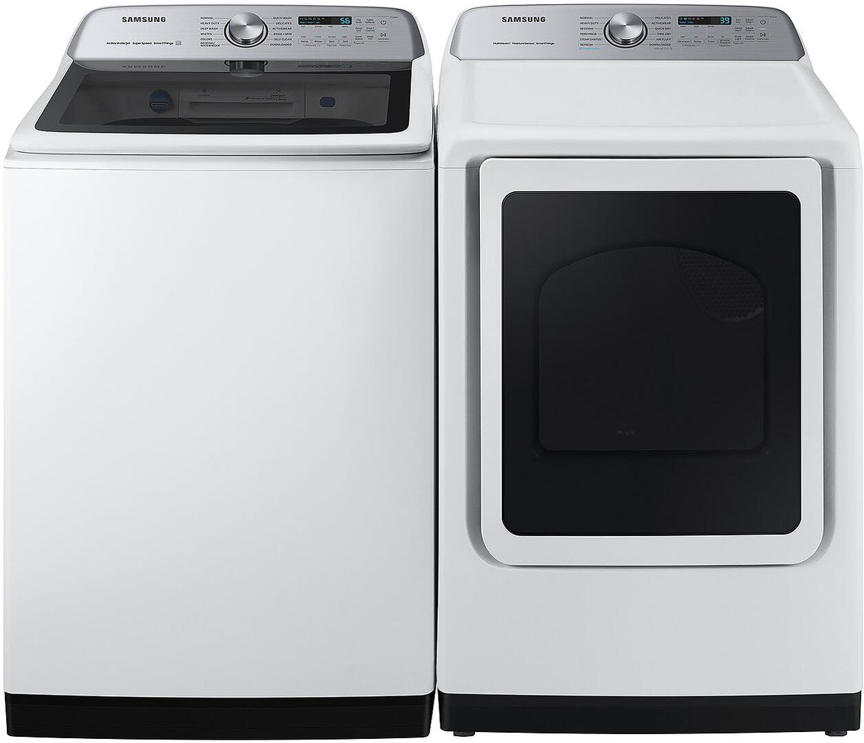 Samsung Top Load Washer & Dryer Set with Active WaterJet and Sensor Dry