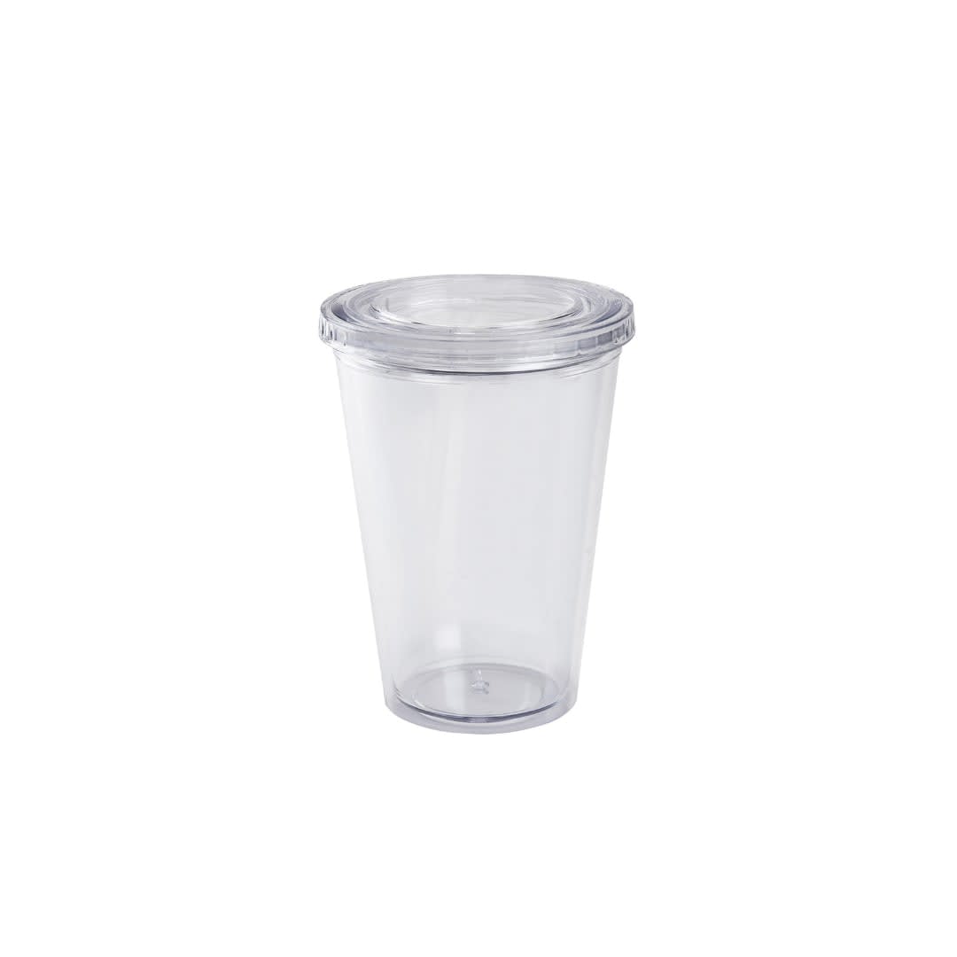 Disposable Clear Plastic Cups With Flat Lid Disposable and Packaging