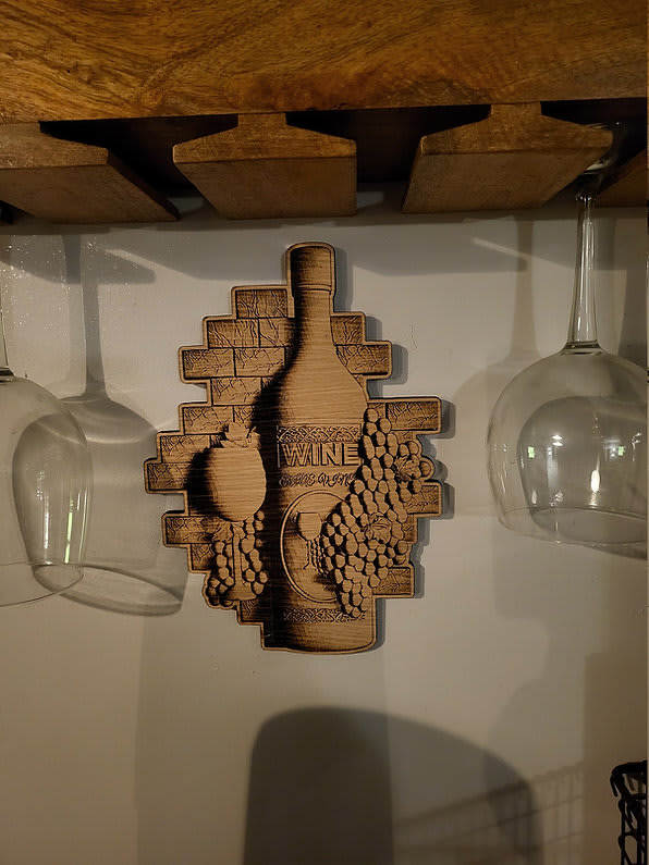 Wine Cork Wine Bottle Wall Decoration 