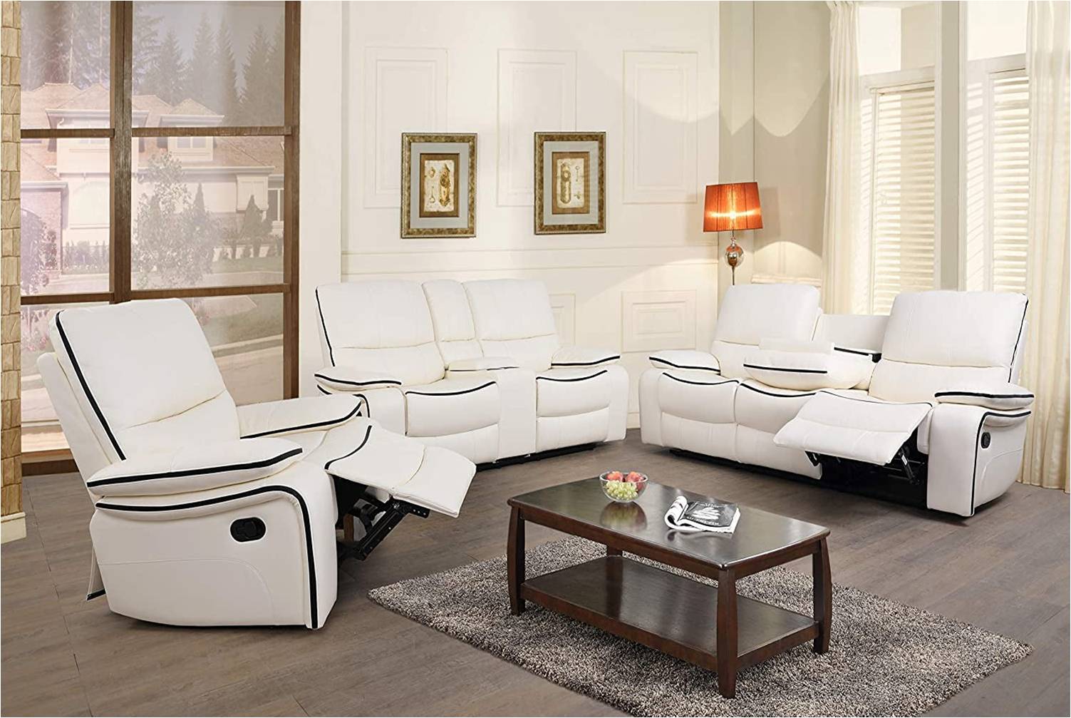 Relax In Style Luxurious And Comfortable Living Room Recliner Set