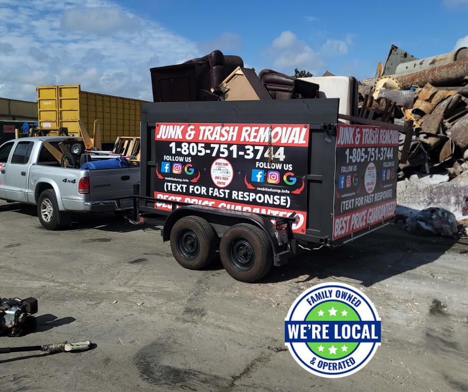 Junk Removal in Ventura Mobile Dump Junk Removal