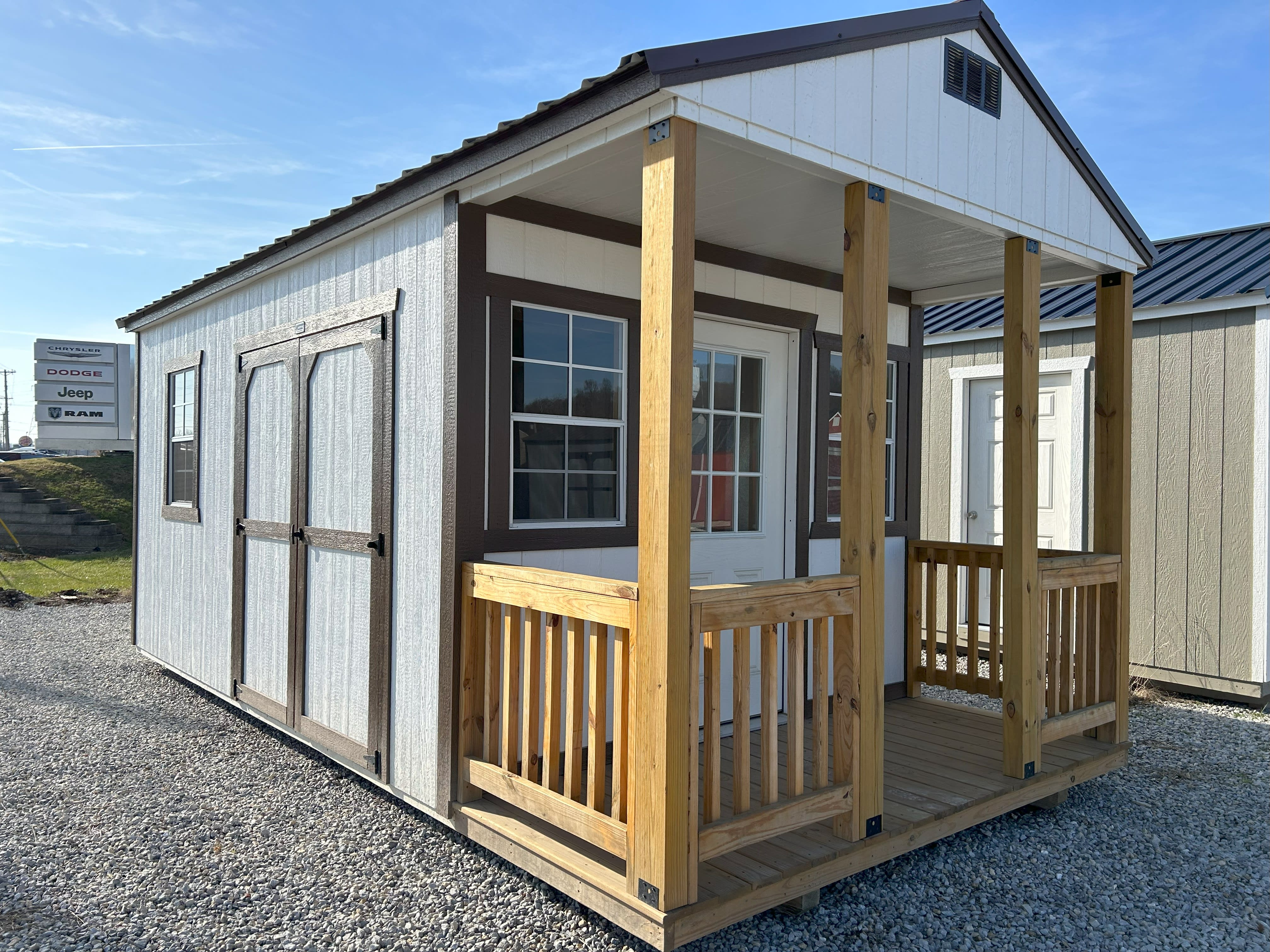 10x20 Utility Playhouse - Cabins - Hoosier Stash Outdoor | Portable ...