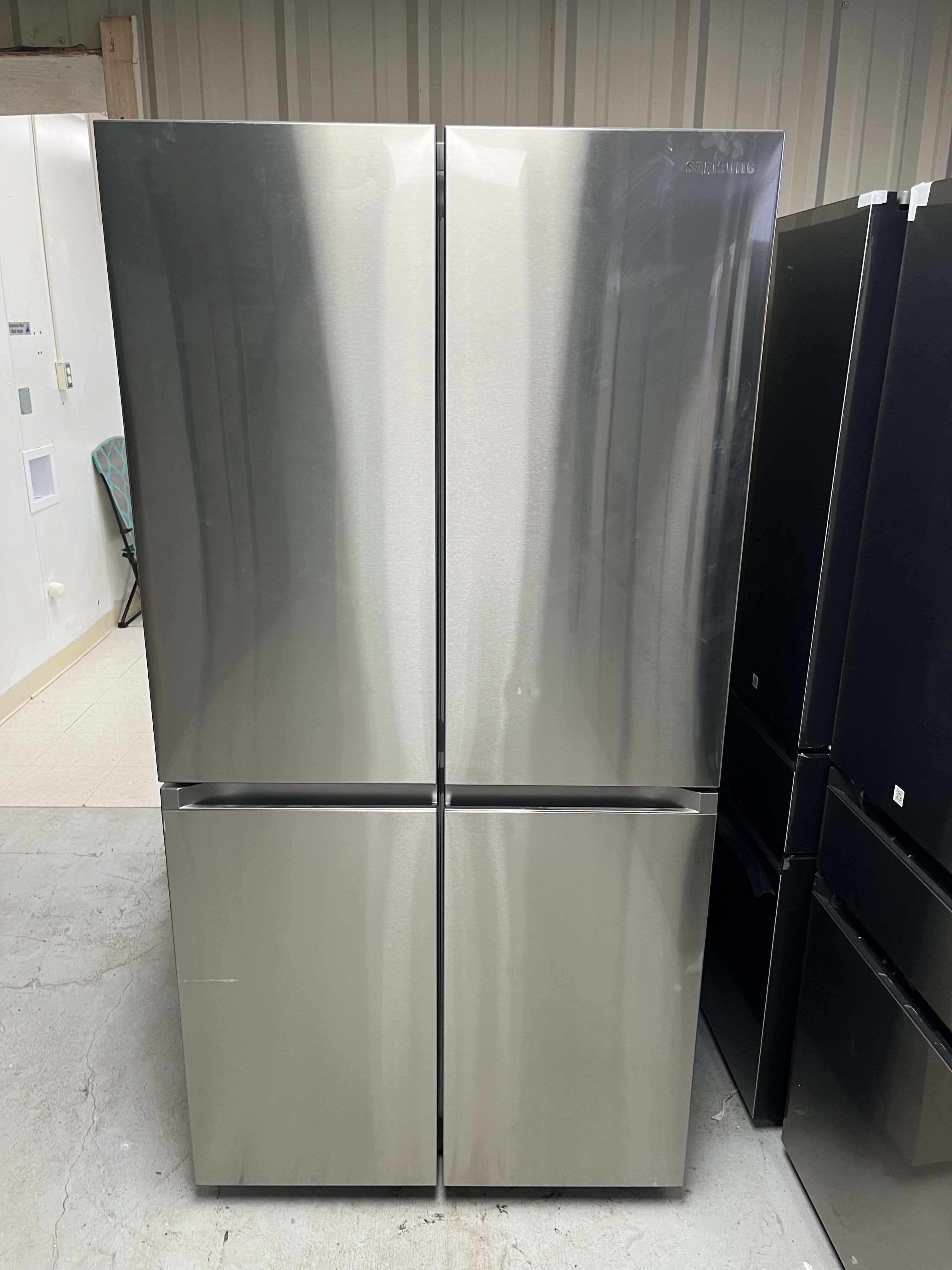 New Samsung French doors and bottom freezer