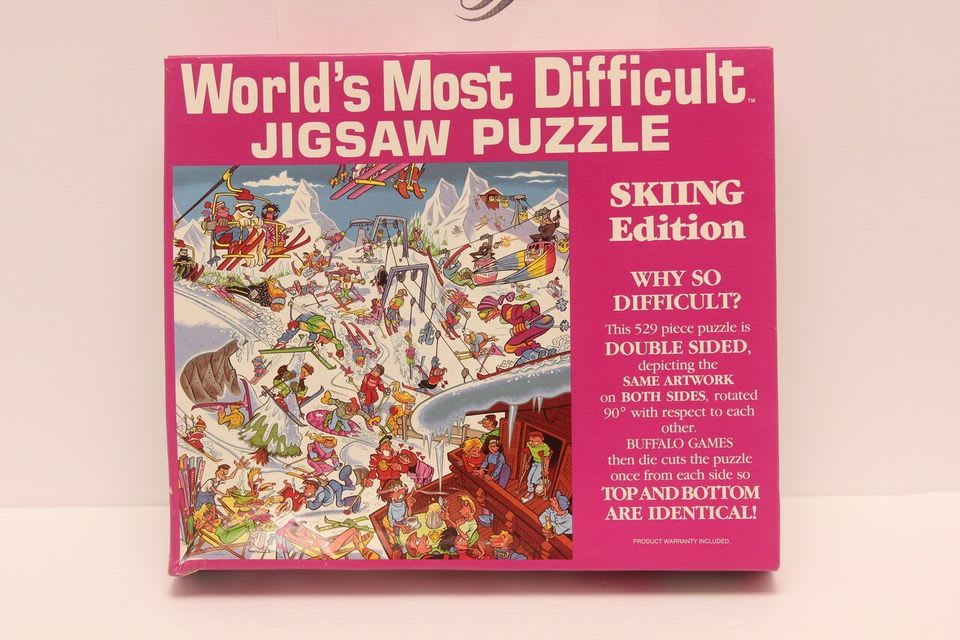 World's Most Difficult Jigsaw Puzzle/Dog EditionDouble Sided/529