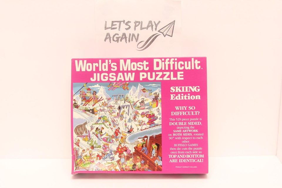 World's Most Difficult Jigsaw Puzzle/Dog EditionDouble Sided/529