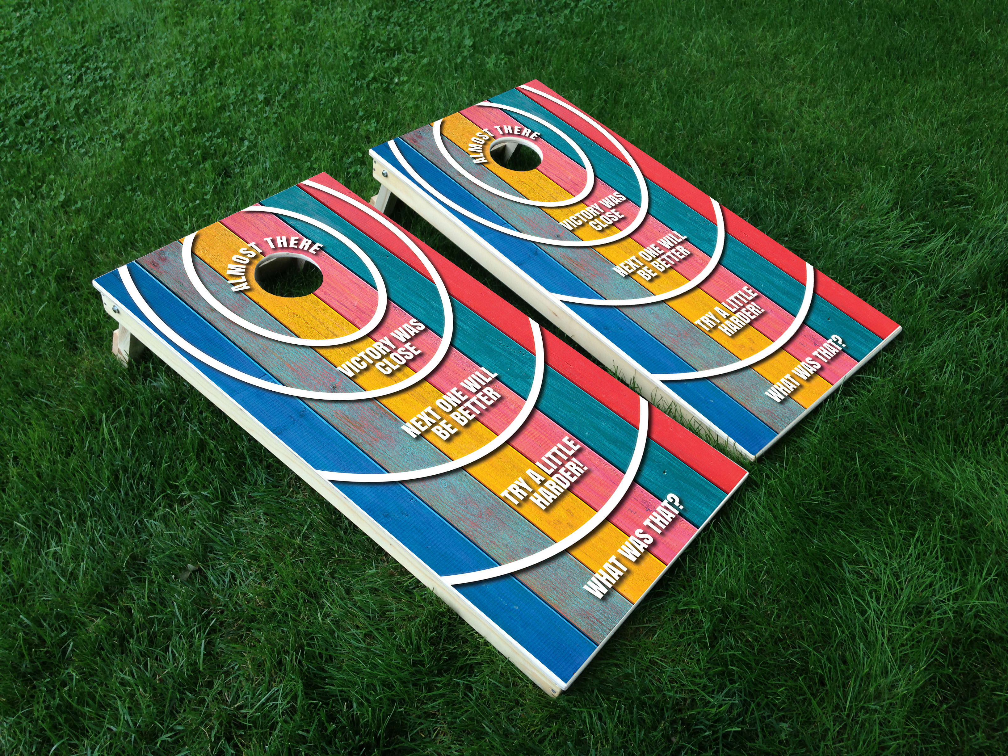 Party/Drinking Garden Cornhole Set Cornhole Boards Destination Wood