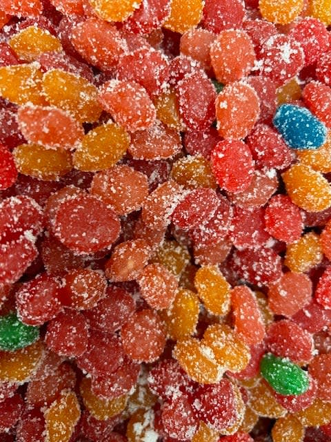 Super Sour Cotton Candy Gushers - Non-Freeze Dried Candy - Upscale ...