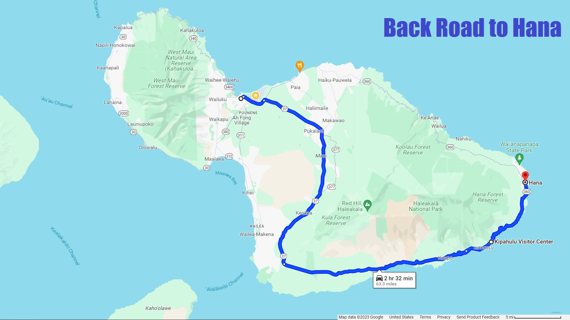 Maui's Back Road to Hana. Can you drive it in a rental car?